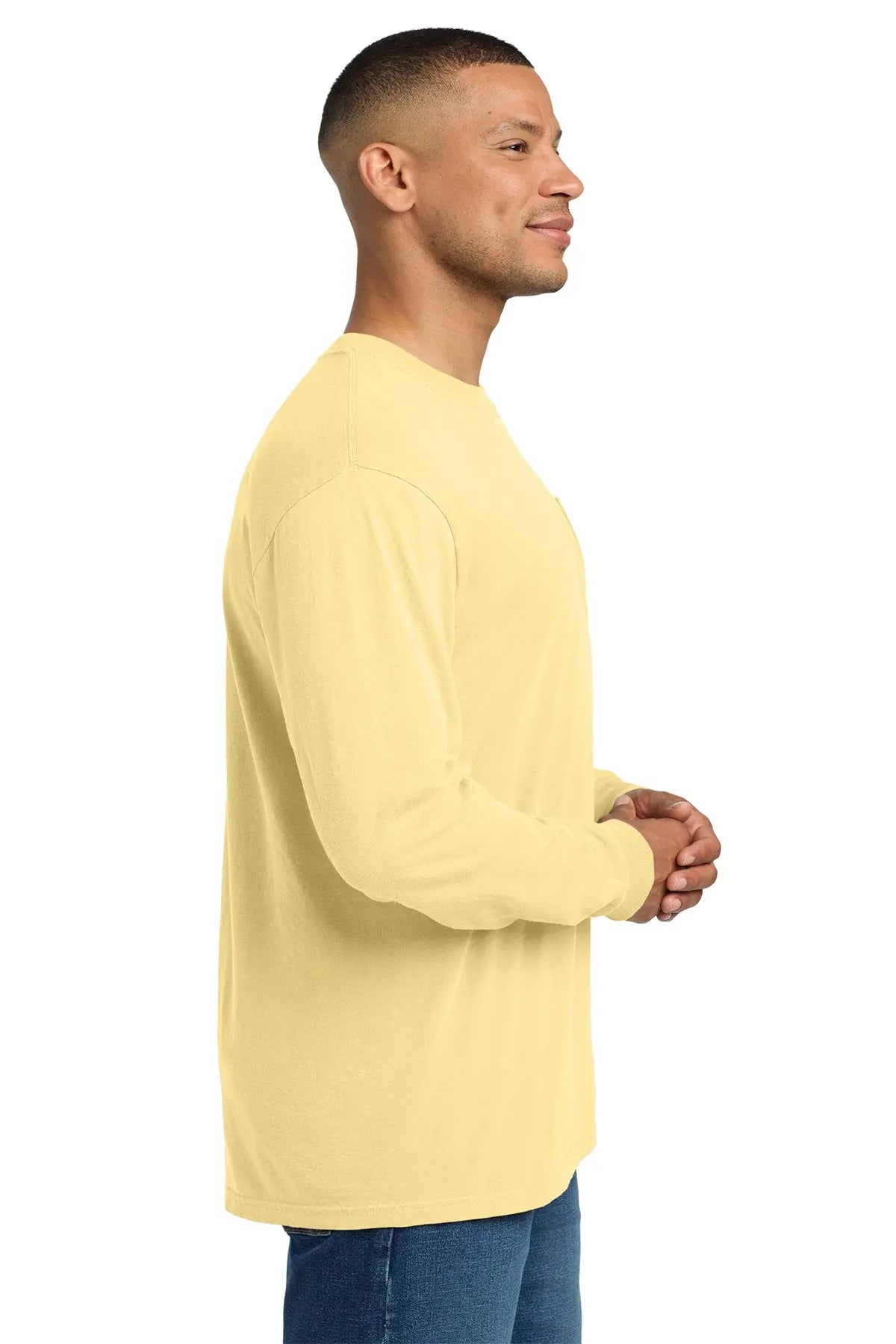 Comfort Colors® Heavyweight Ring Spun Long Sleeve Pocket Tee #4410