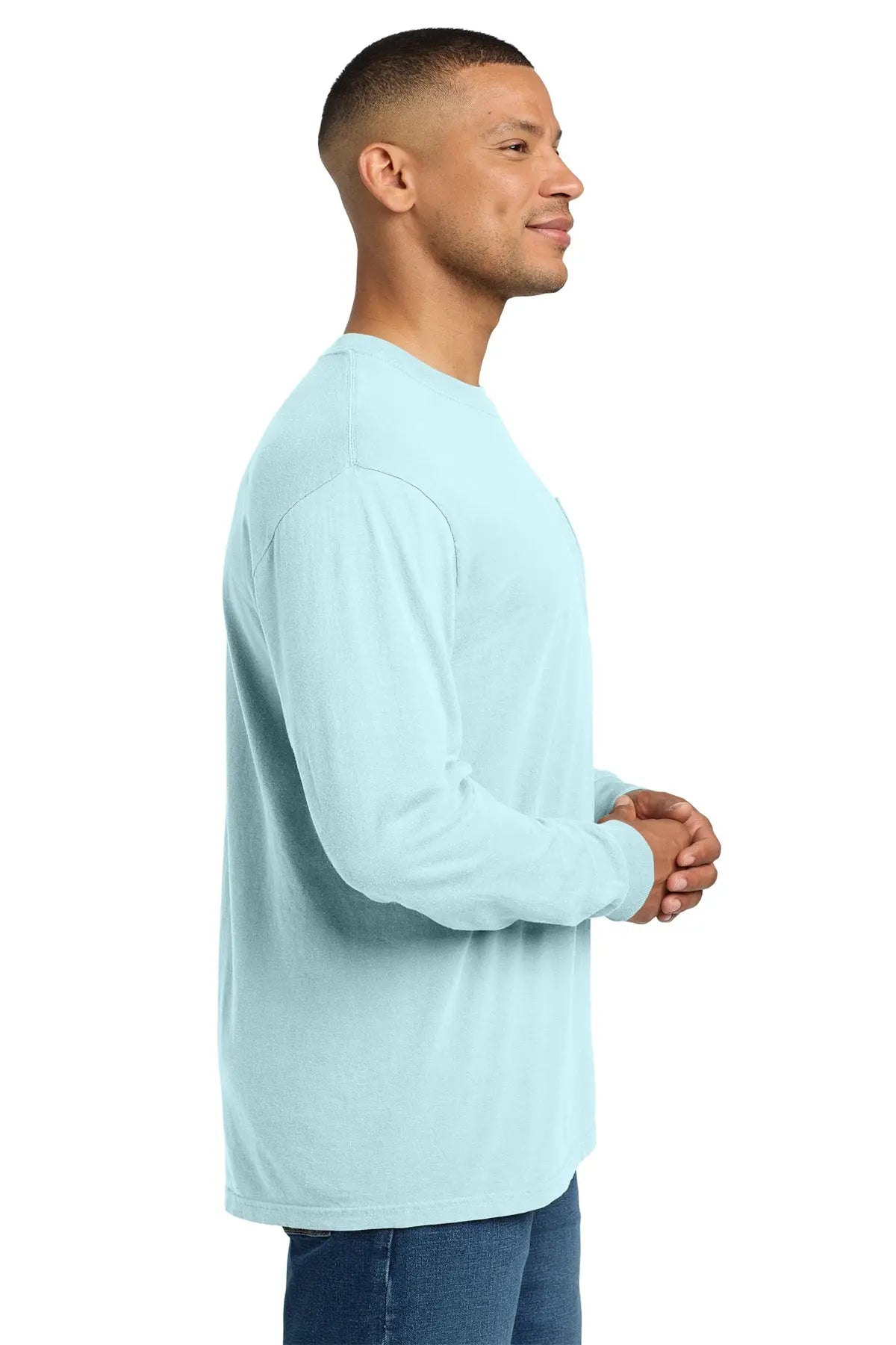 Comfort Colors® Heavyweight Ring Spun Long Sleeve Pocket Tee #4410