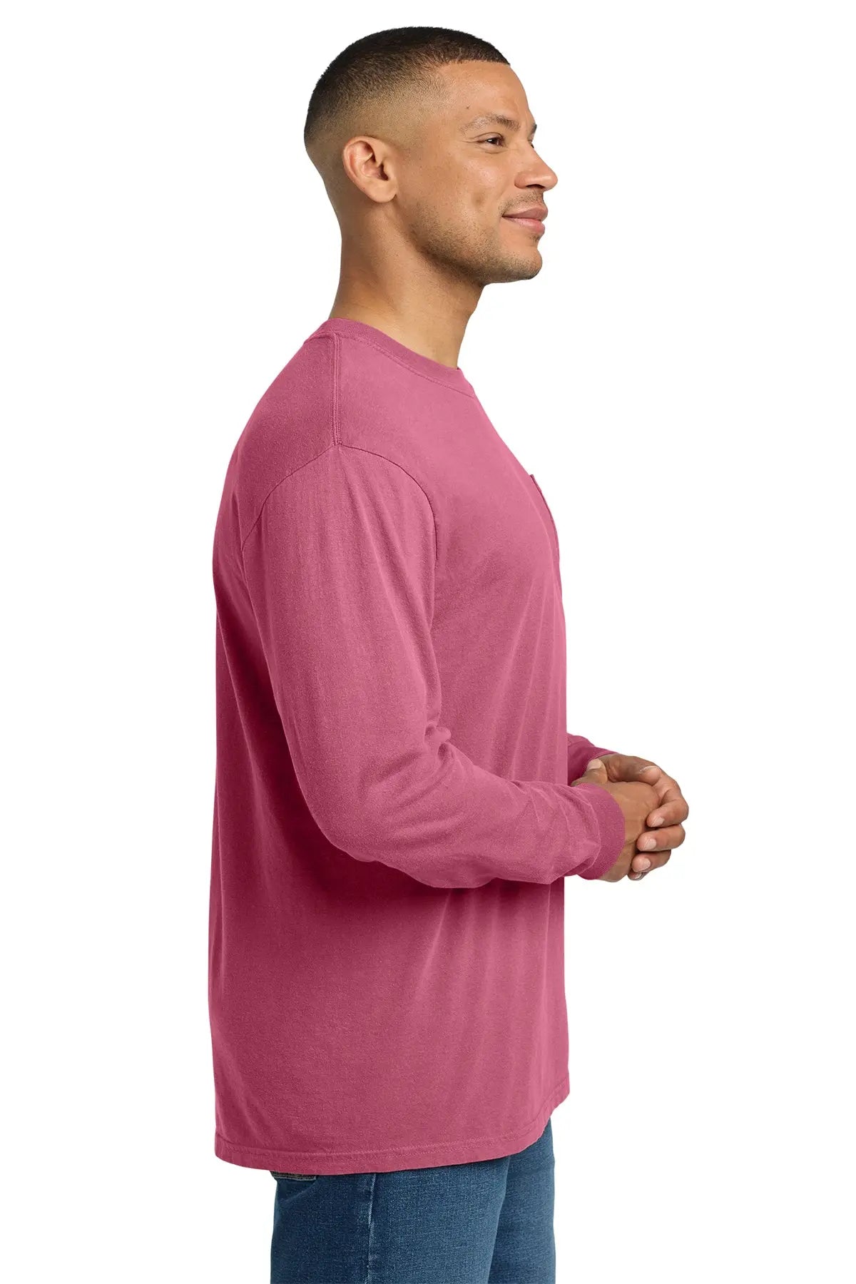 Comfort Colors® Heavyweight Ring Spun Long Sleeve Pocket Tee #4410