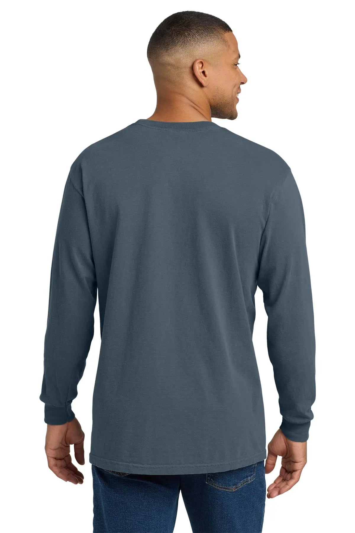 Comfort Colors® Heavyweight Ring Spun Long Sleeve Pocket Tee #4410