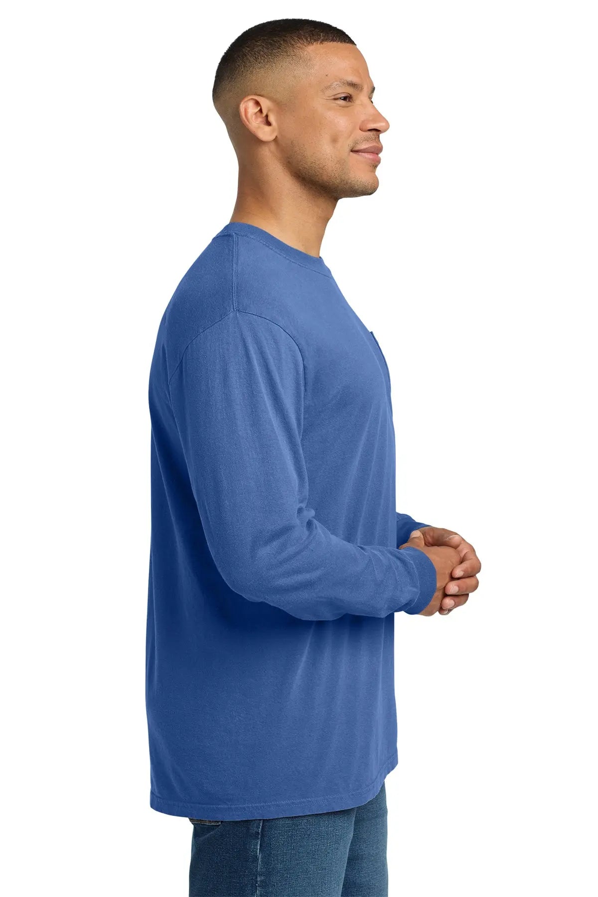 Comfort Colors® Heavyweight Ring Spun Long Sleeve Pocket Tee #4410