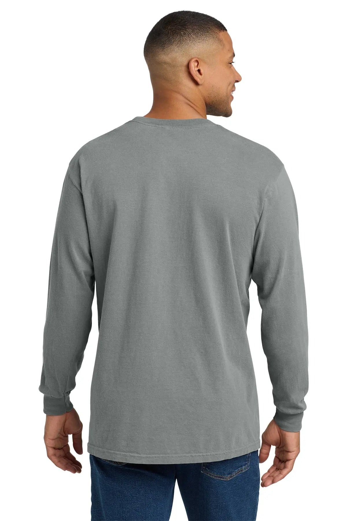 Comfort Colors® Heavyweight Ring Spun Long Sleeve Pocket Tee #4410