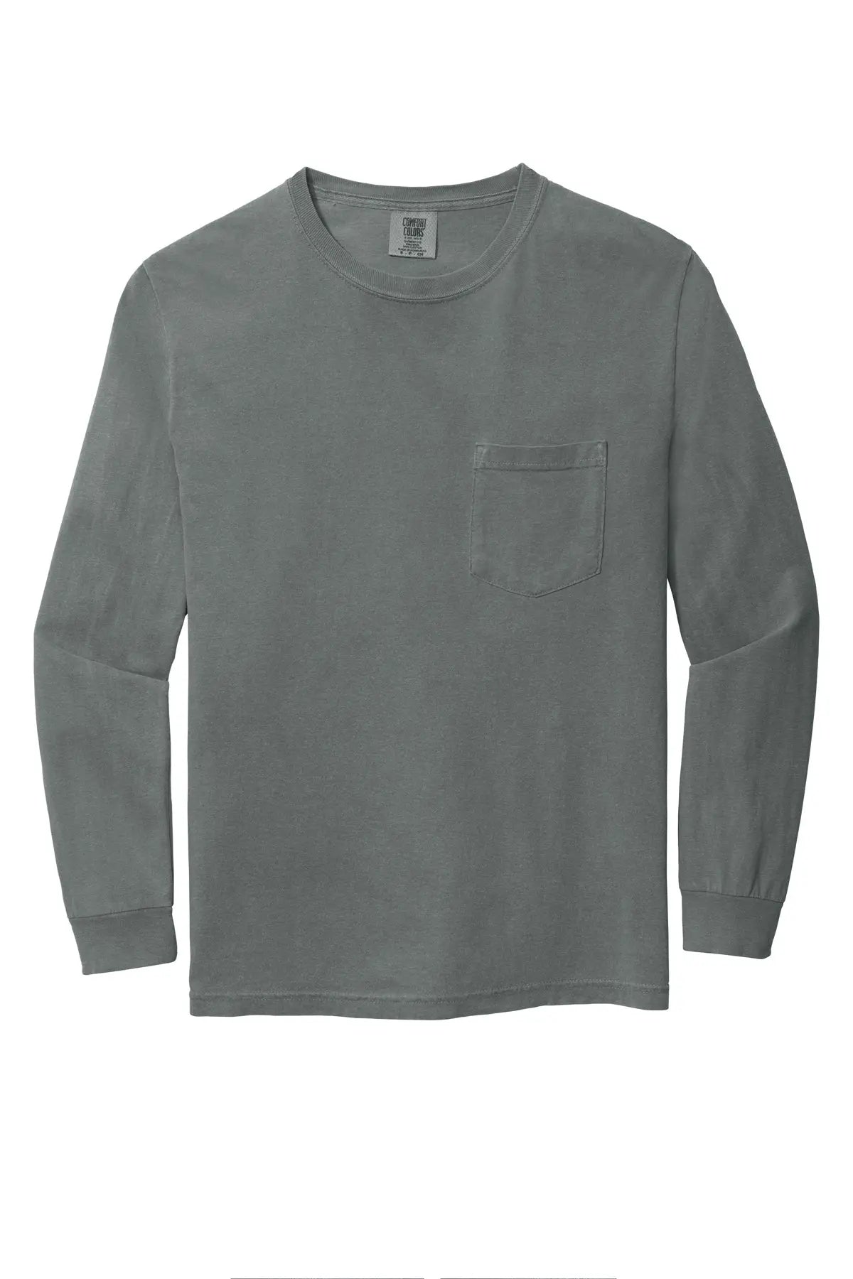 Comfort Colors® Heavyweight Ring Spun Long Sleeve Pocket Tee #4410