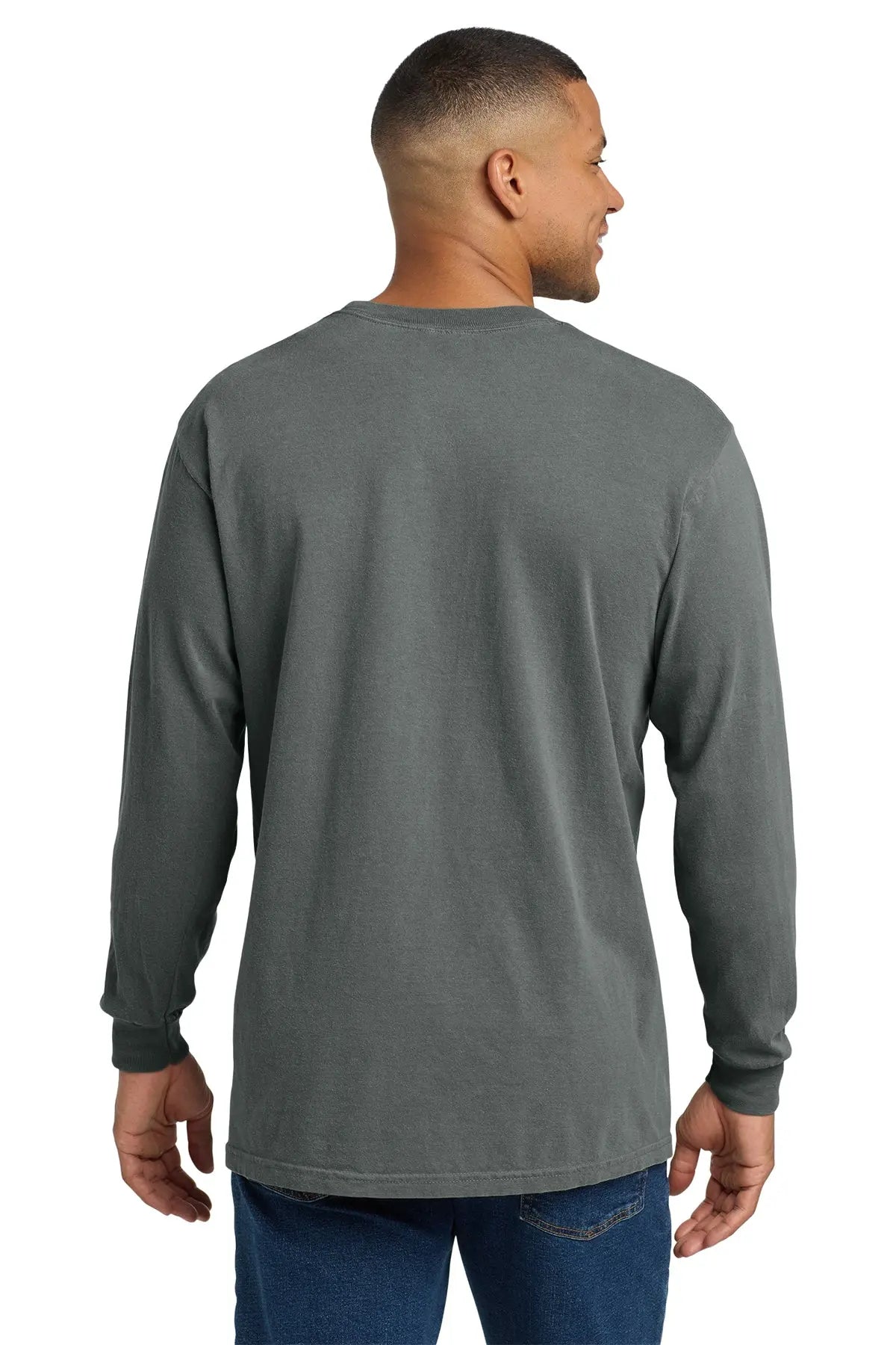 Comfort Colors® Heavyweight Ring Spun Long Sleeve Pocket Tee #4410