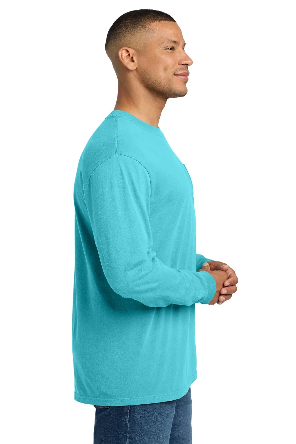 Comfort Colors® Heavyweight Ring Spun Long Sleeve Pocket Tee #4410