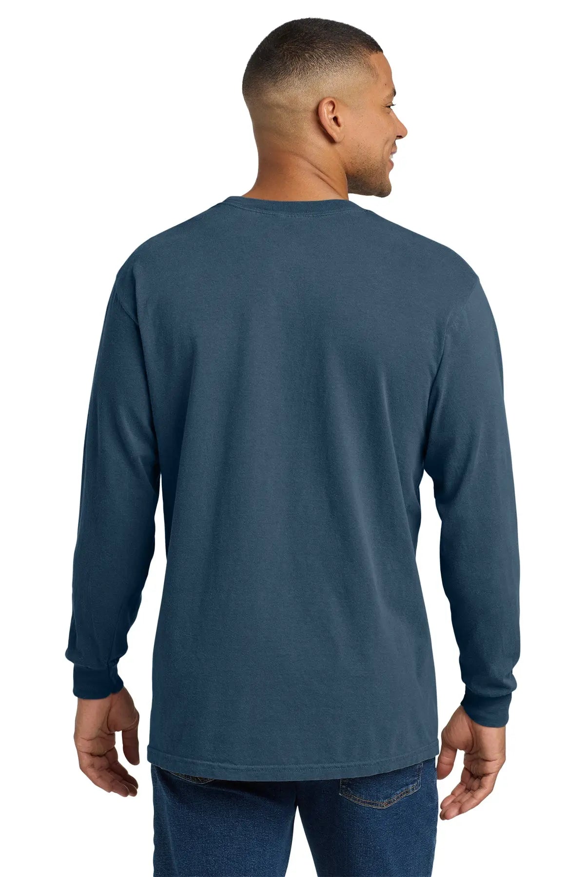 Comfort Colors® Heavyweight Ring Spun Long Sleeve Pocket Tee #4410