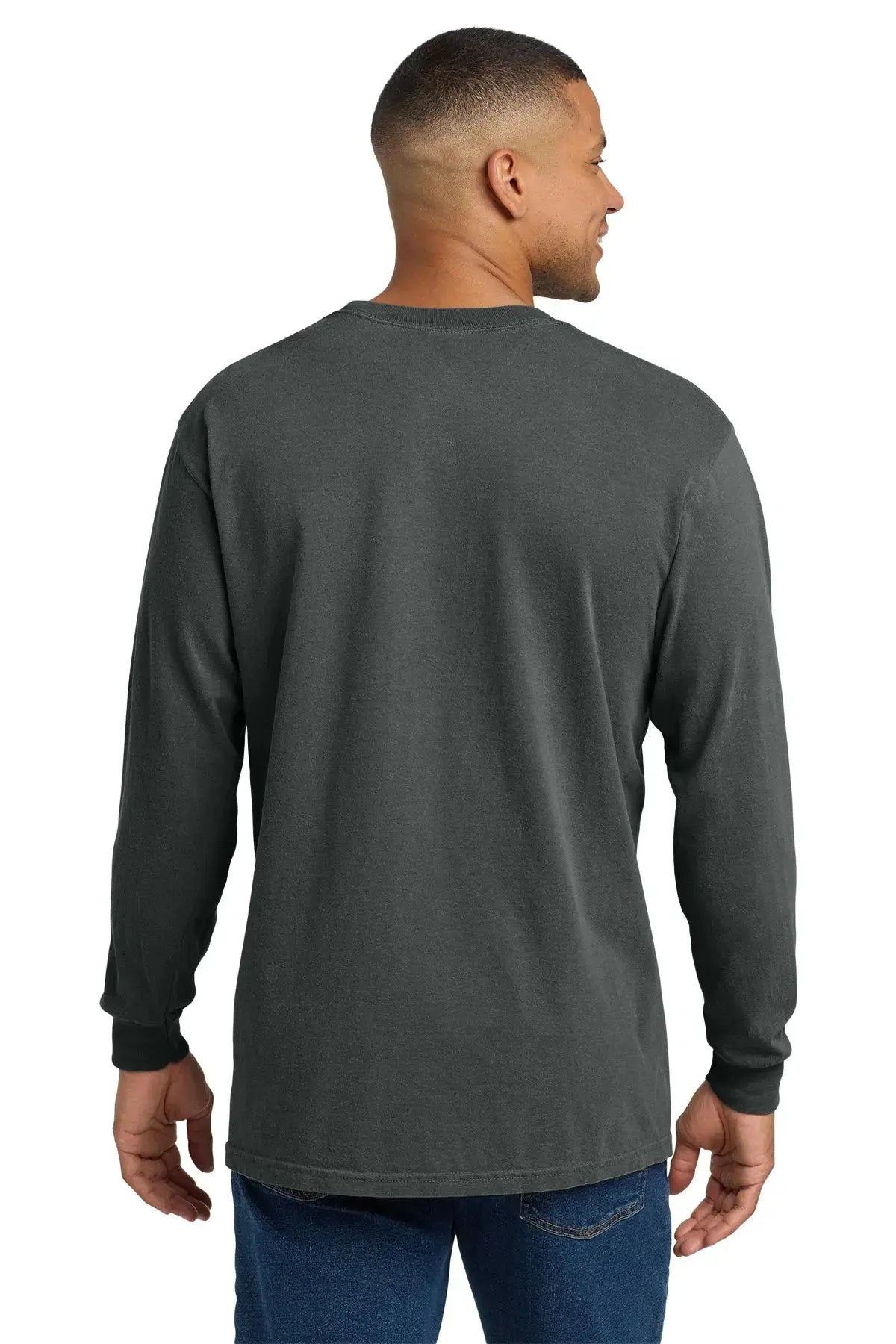 Comfort Colors® Heavyweight Ring Spun Long Sleeve Pocket Tee #4410 Game Over Merch