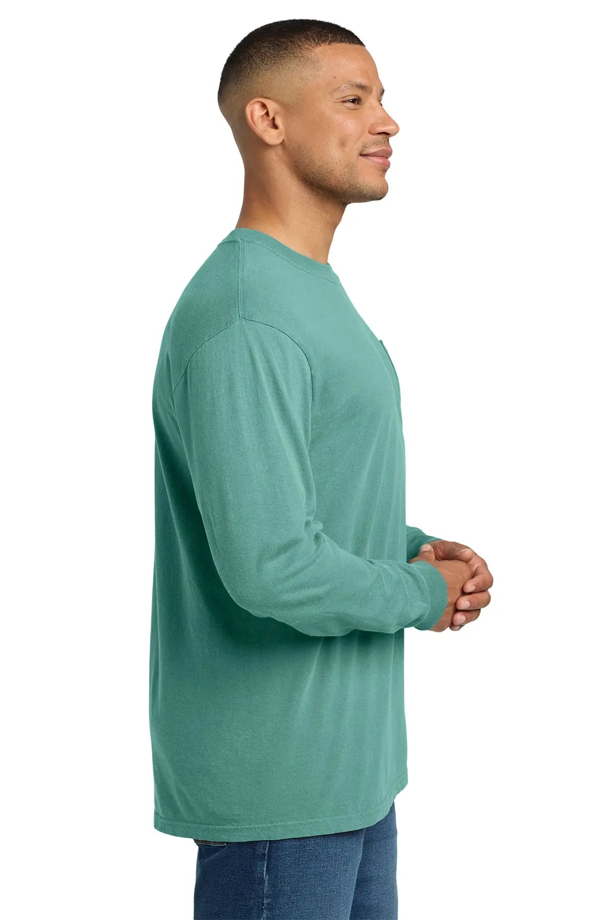 Comfort Colors® Heavyweight Ring Spun Long Sleeve Pocket Tee #4410