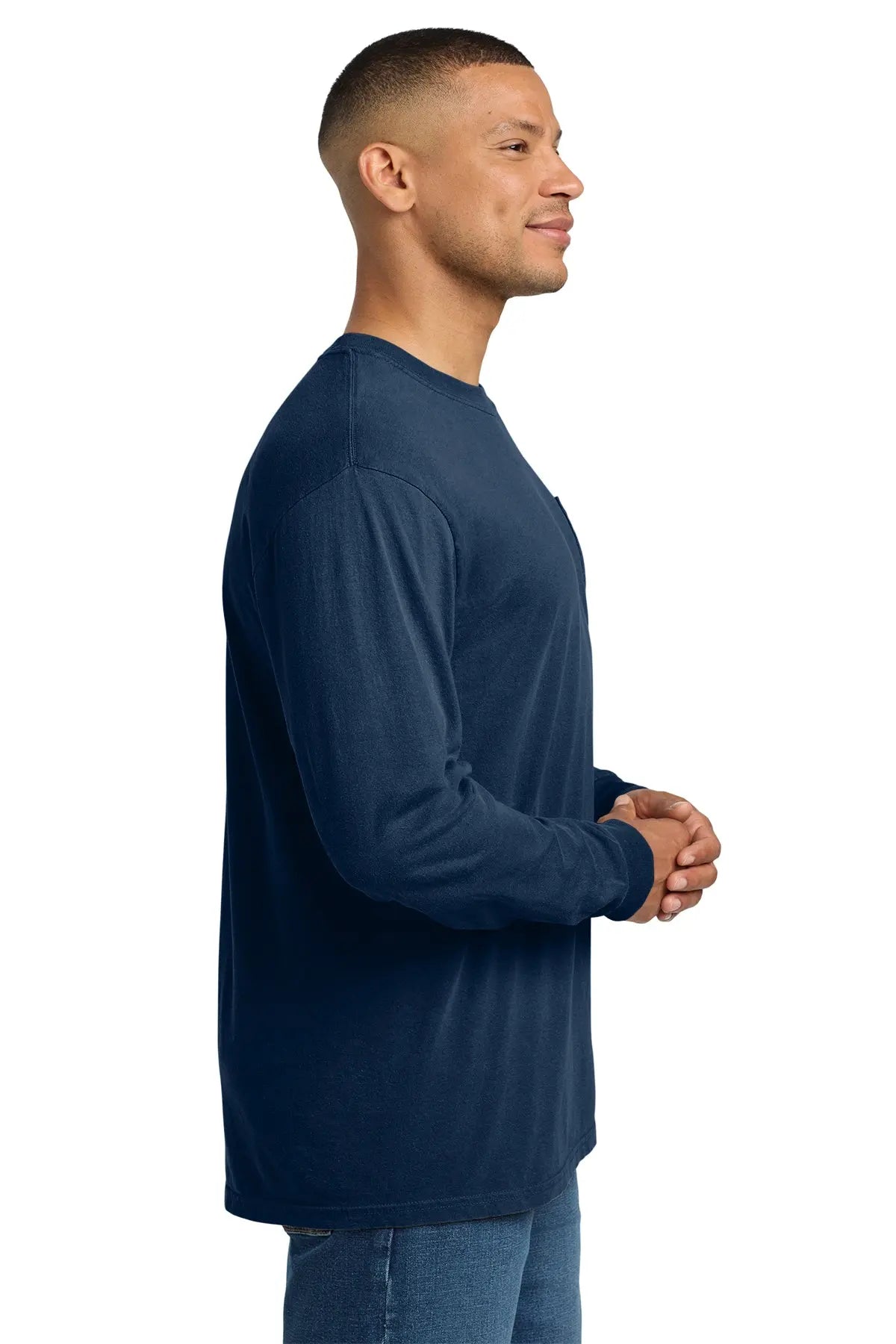 Comfort Colors® Heavyweight Ring Spun Long Sleeve Pocket Tee #4410