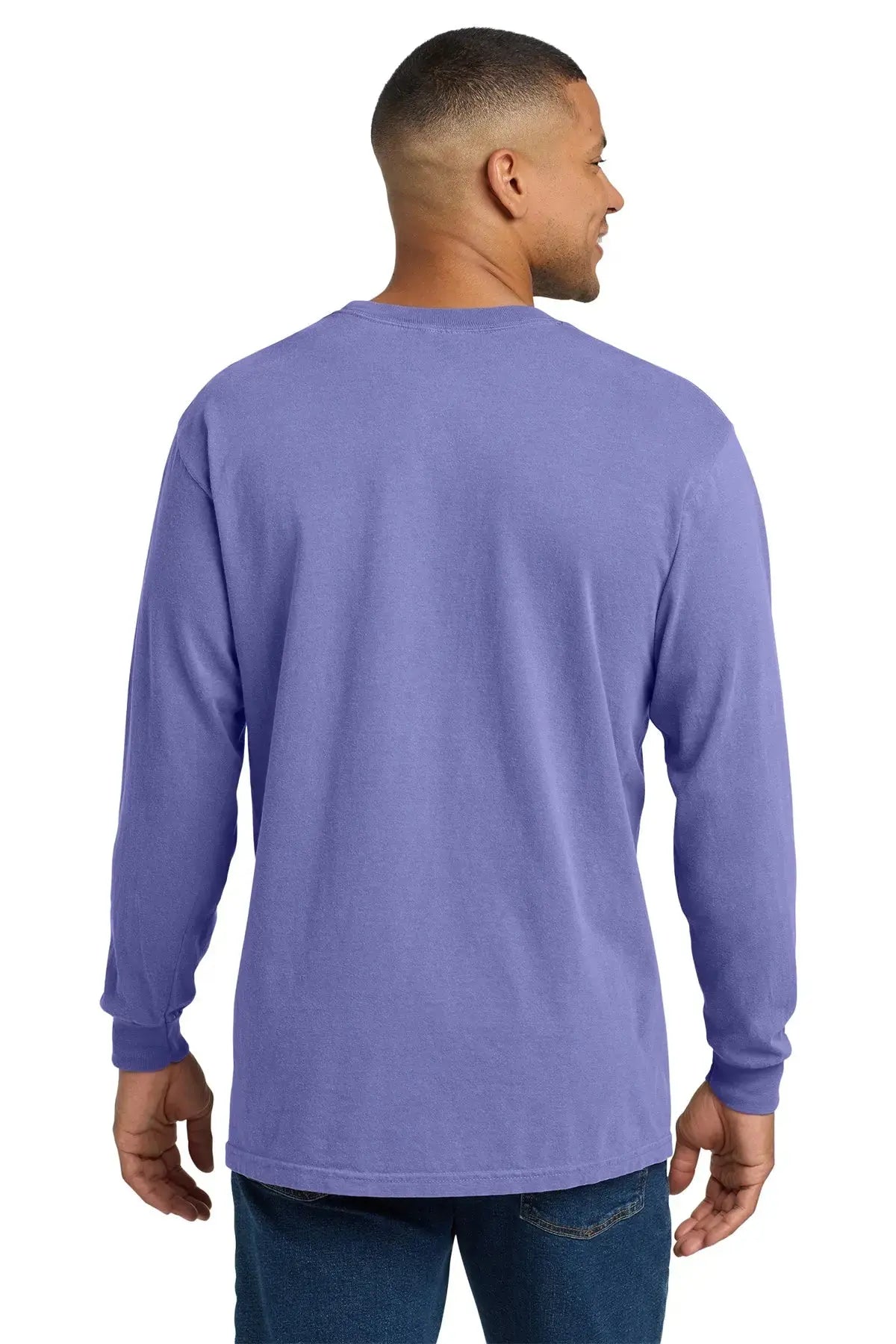 Comfort Colors® Heavyweight Ring Spun Long Sleeve Pocket Tee #4410 Game Over Merch