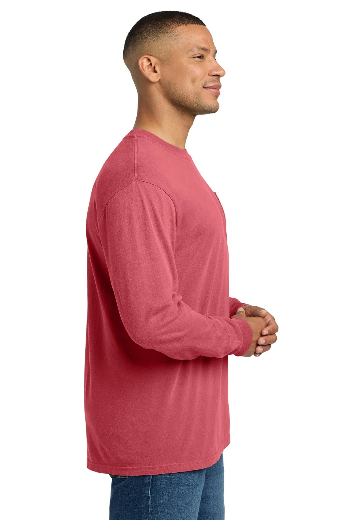 Comfort Colors® Heavyweight Ring Spun Long Sleeve Pocket Tee #4410