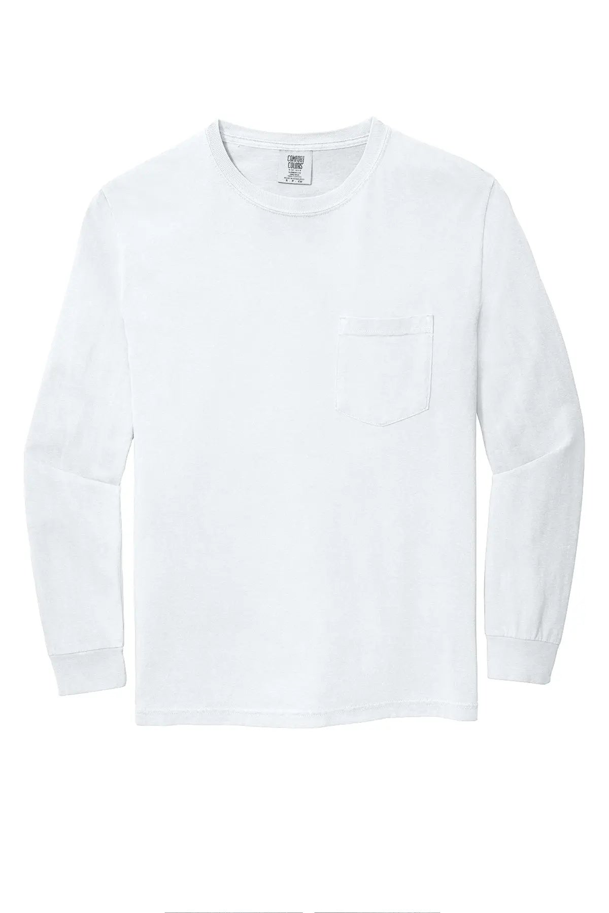 Comfort Colors® Heavyweight Ring Spun Long Sleeve Pocket Tee #4410