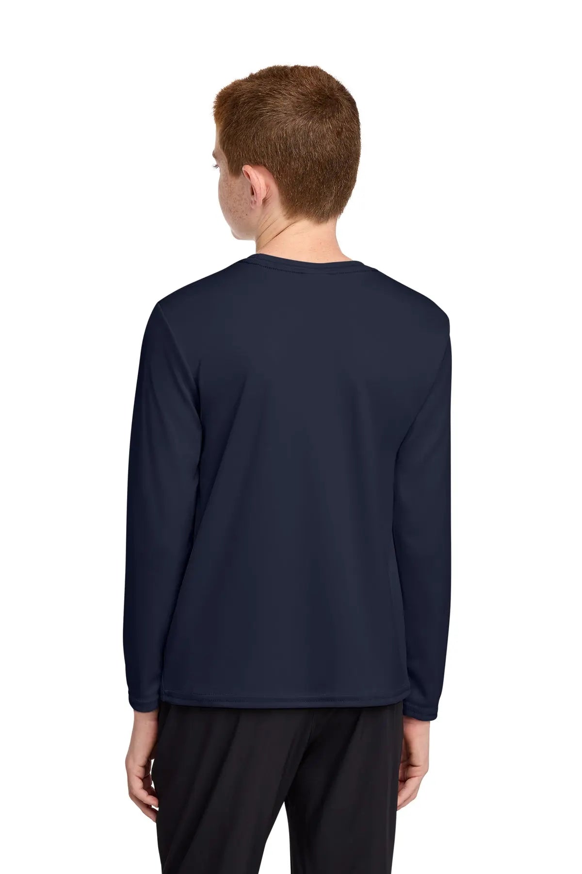 Port & Co™ Youth Long Sleeve Performance Tee with UPF #PC380YLS