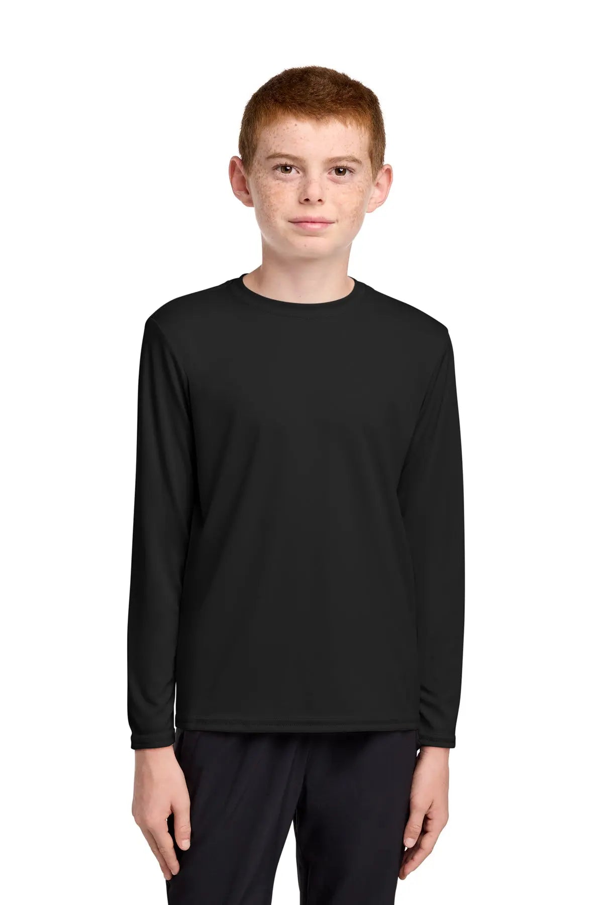 Port & Co™ Youth Long Sleeve Performance Tee with UPF #PC380YLS