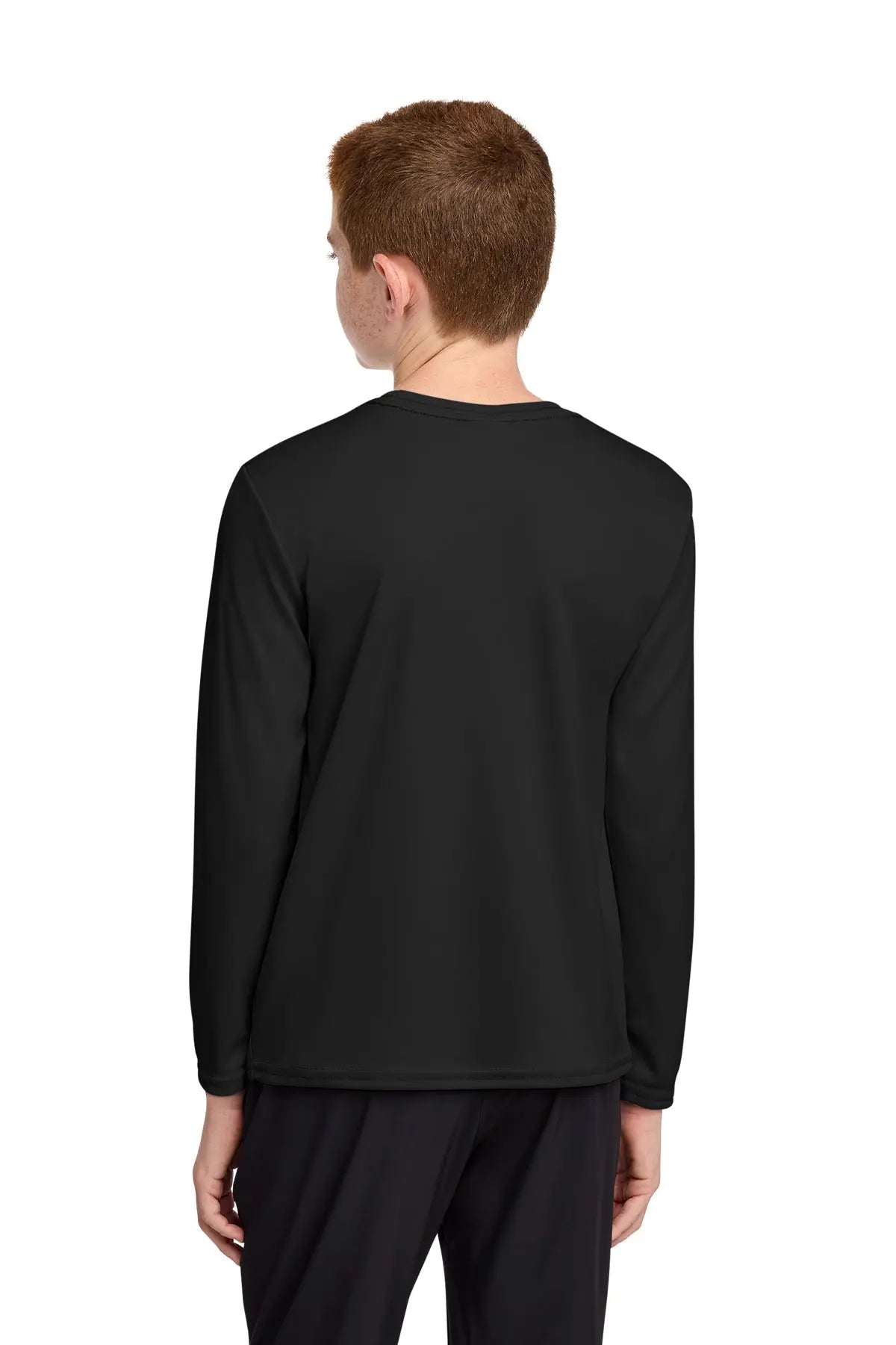 Port & Co™ Youth Long Sleeve Performance Tee with UPF #PC380YLS