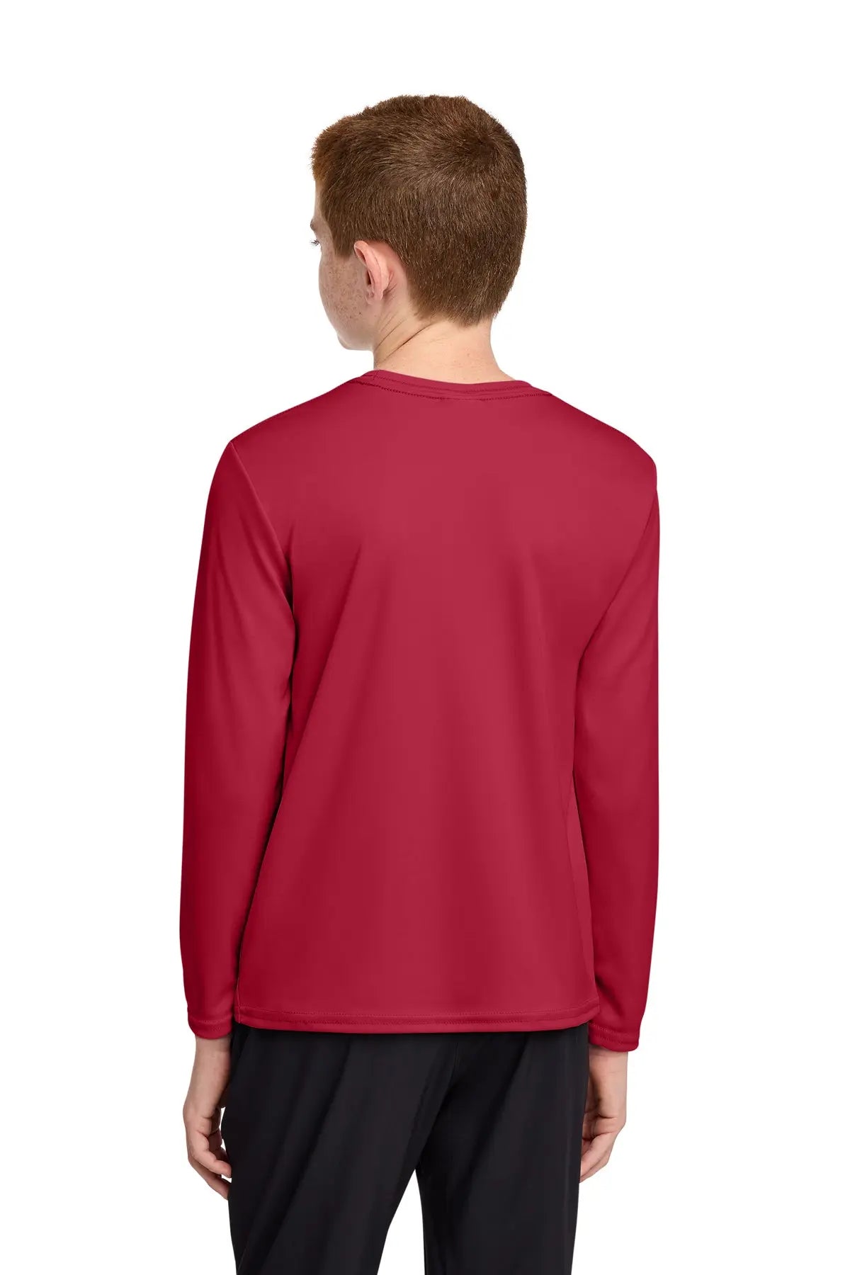 Port & Co™ Youth Long Sleeve Performance Tee with UPF #PC380YLS