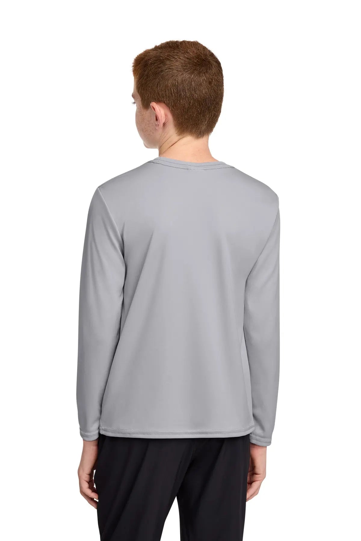 Port & Co™ Youth Long Sleeve Performance Tee with UPF #PC380YLS