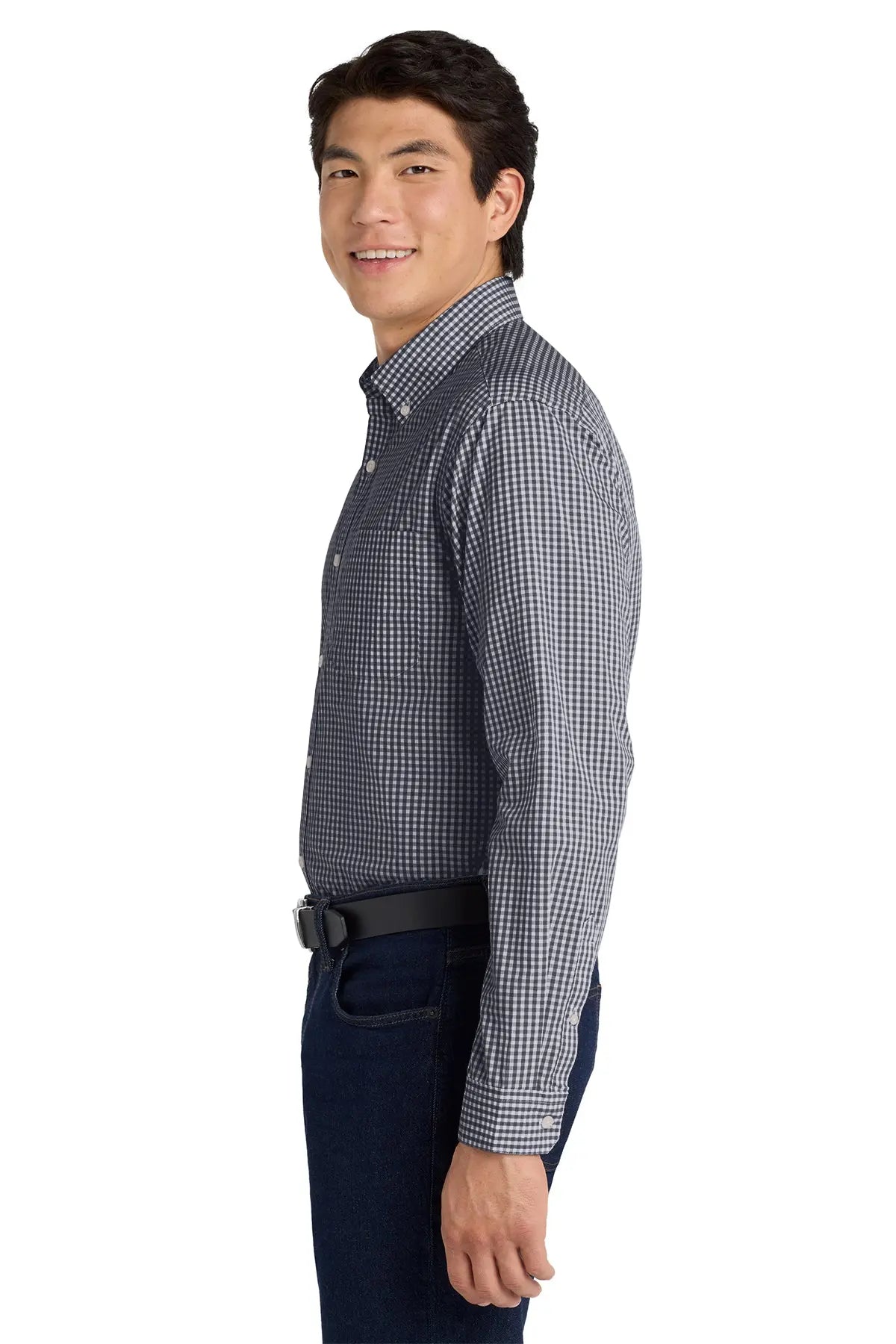 Port Authority® Broadcloth Gingham Easy Care Shirt #W644