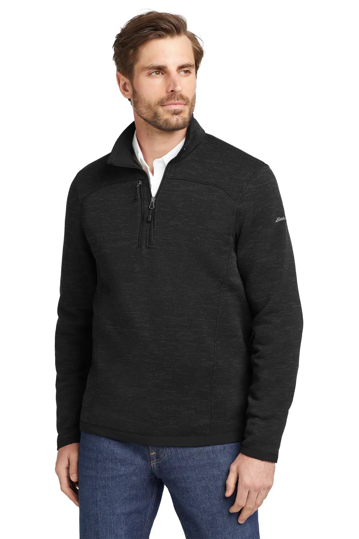 Eddie Bauer® Sweater Fleece 1/4-Zip #EB254 Game Over Merch