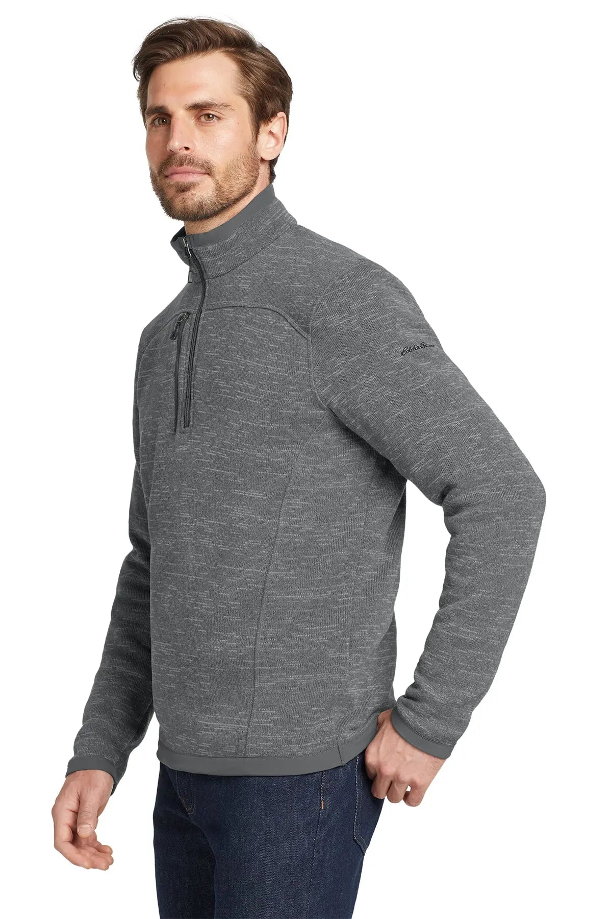 Eddie Bauer® Sweater Fleece 1/4-Zip #EB254 Game Over Merch
