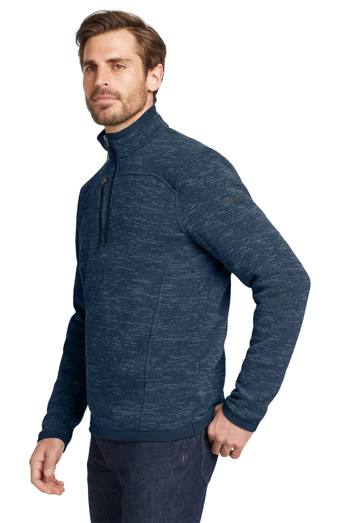 Eddie Bauer® Sweater Fleece 1/4-Zip #EB254 Game Over Merch
