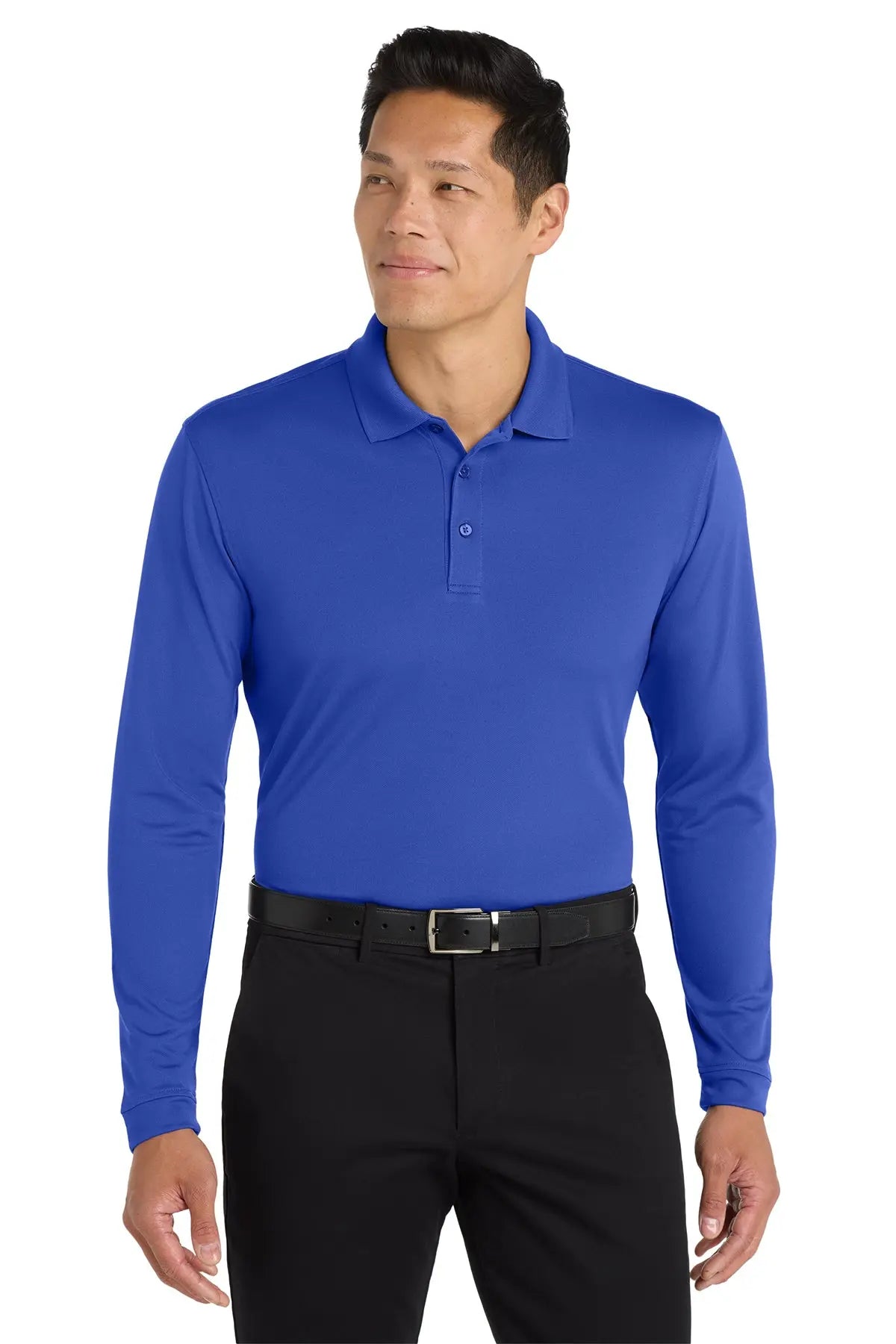 Port Authority® Dry Zone® UV Micro-Mesh Long Sleeve Polo #K110LSGame Over Merch
