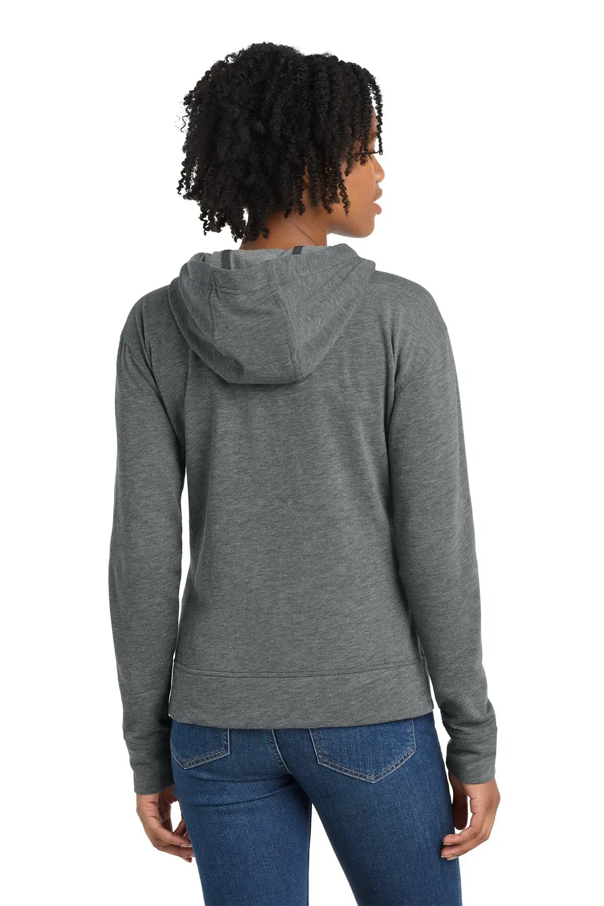 Sport-Tek® Women's PosiCharge® Tri-Blend Wicking Fleece Full-Zip Hooded Jacket #LST293