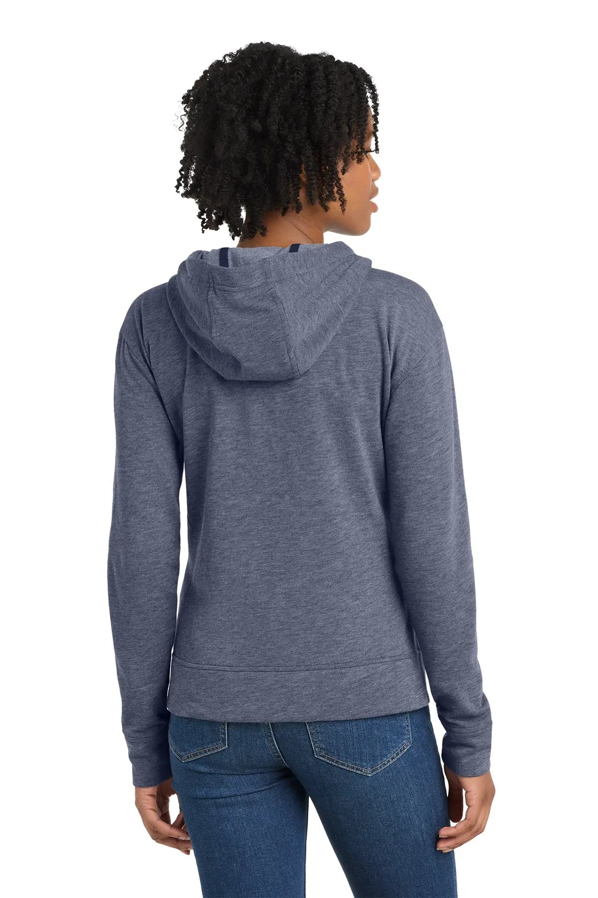 Sport-Tek® Women's PosiCharge® Tri-Blend Wicking Fleece Full-Zip Hooded Jacket #LST293