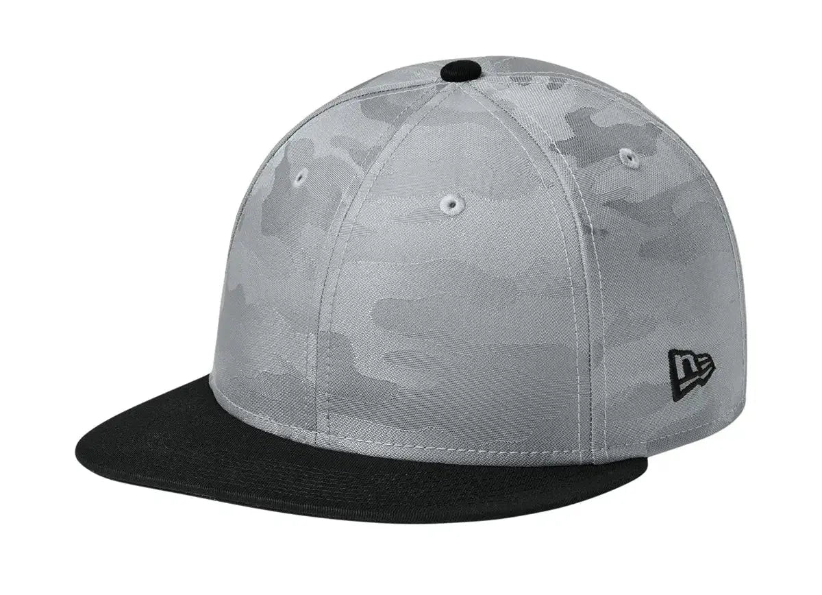 New Era® Camo Flat Bill Snapback Cap #NE407 Game Over Merch
