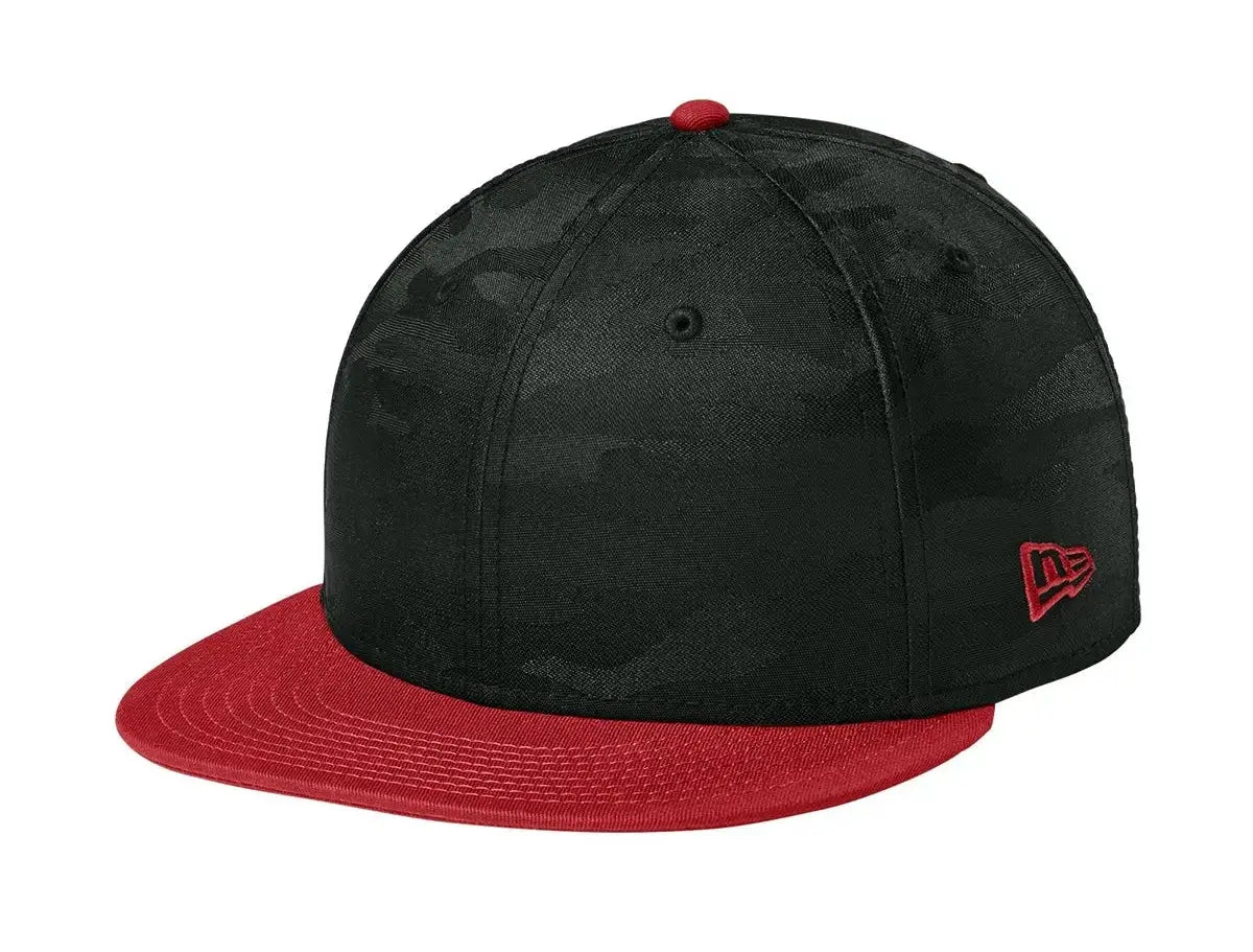 New Era® Camo Flat Bill Snapback Cap #NE407 Game Over Merch