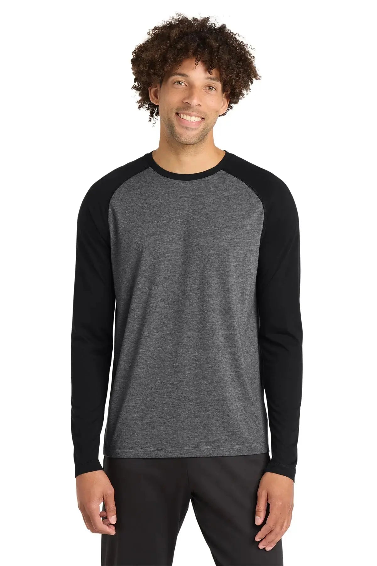 Sport-Tek® PosiCharge® Long Sleeve Tri-Blend Wicking Raglan Tee #ST400LS Game Over Merch