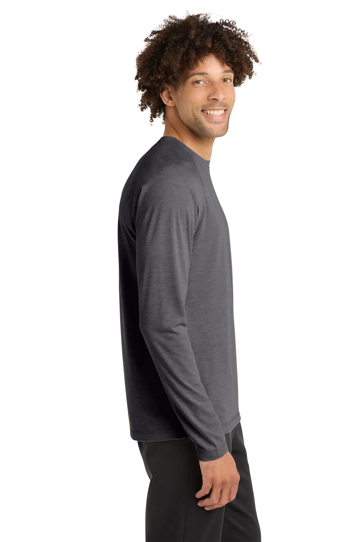 Sport-Tek® PosiCharge® Long Sleeve Tri-Blend Wicking Raglan Tee #ST400LS