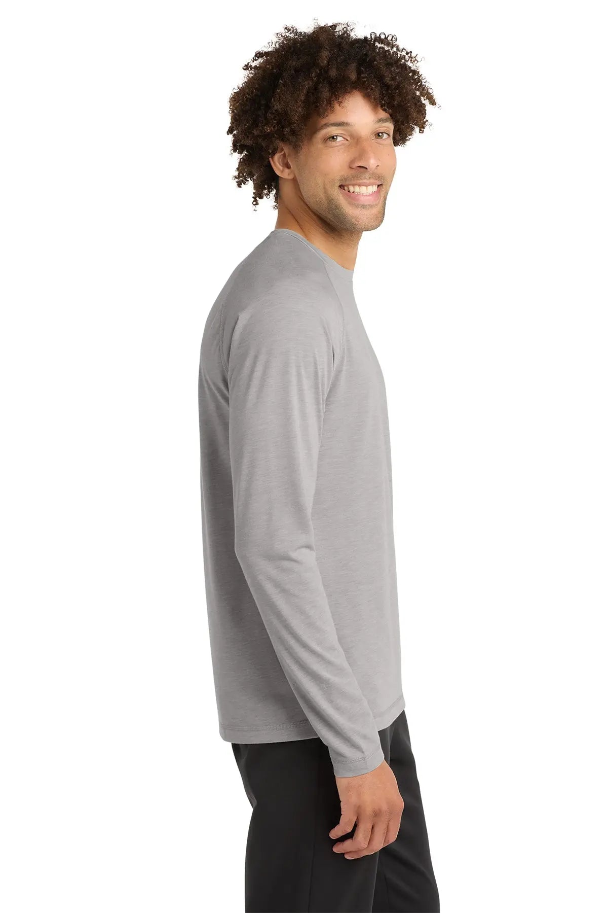 Sport-Tek® PosiCharge® Long Sleeve Tri-Blend Wicking Raglan Tee #ST400LS