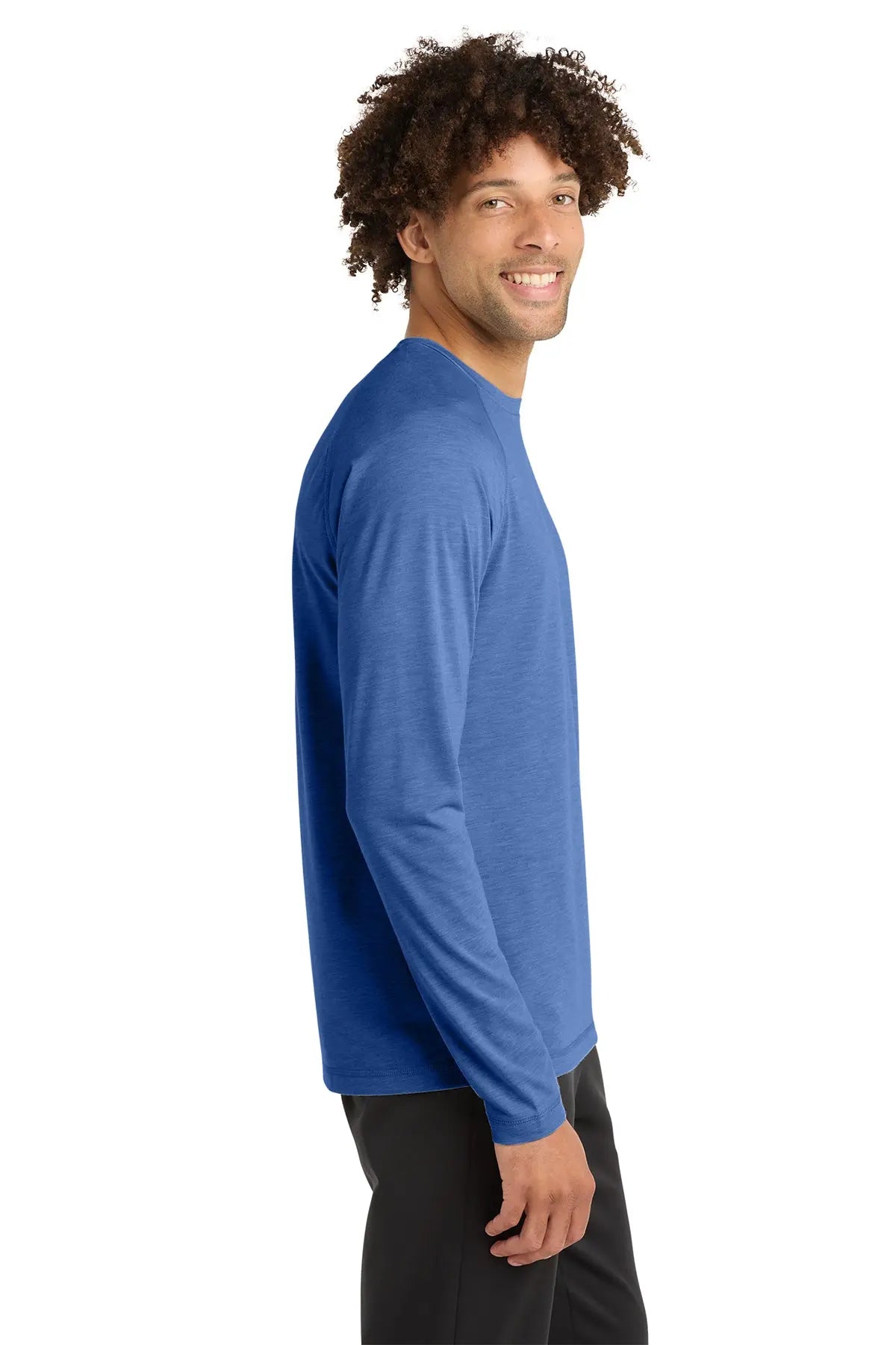 Sport-Tek® PosiCharge® Long Sleeve Tri-Blend Wicking Raglan Tee #ST400LS