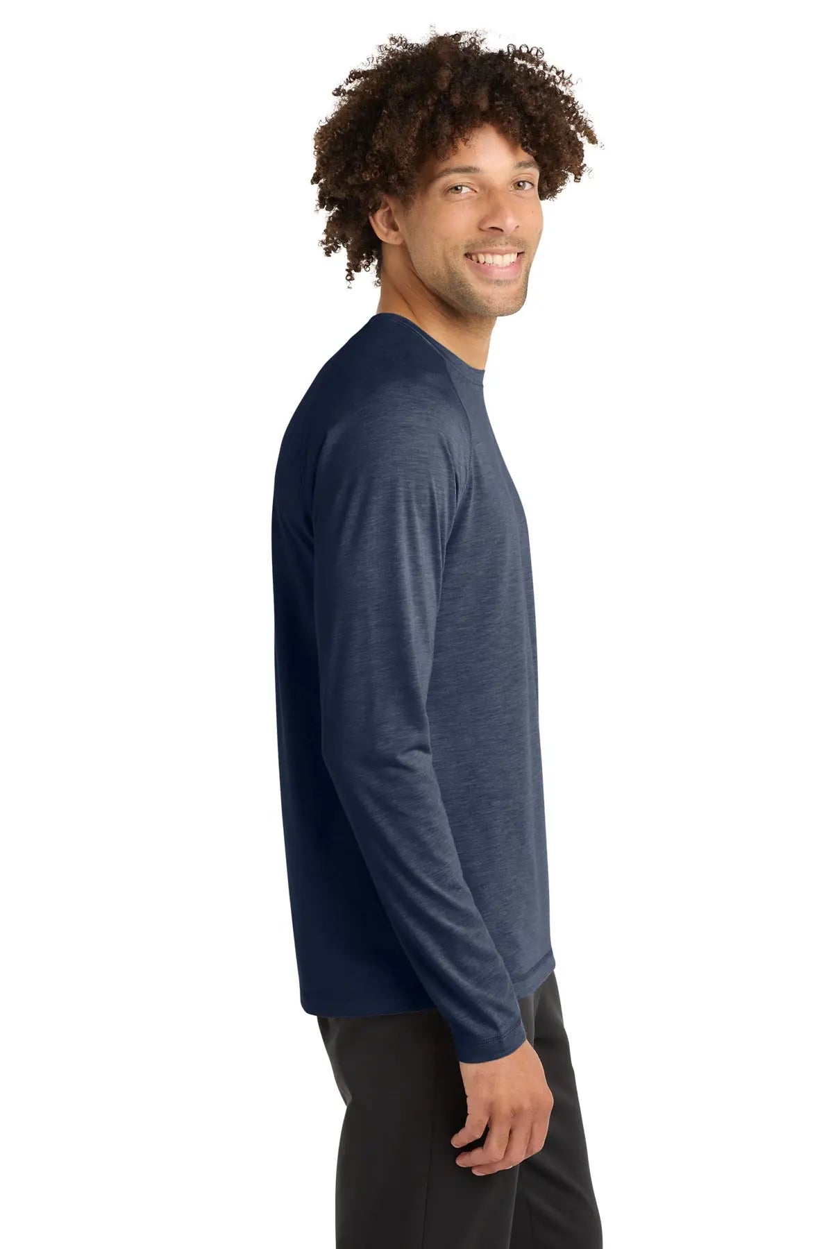 Sport-Tek® PosiCharge® Long Sleeve Tri-Blend Wicking Raglan Tee #ST400LS