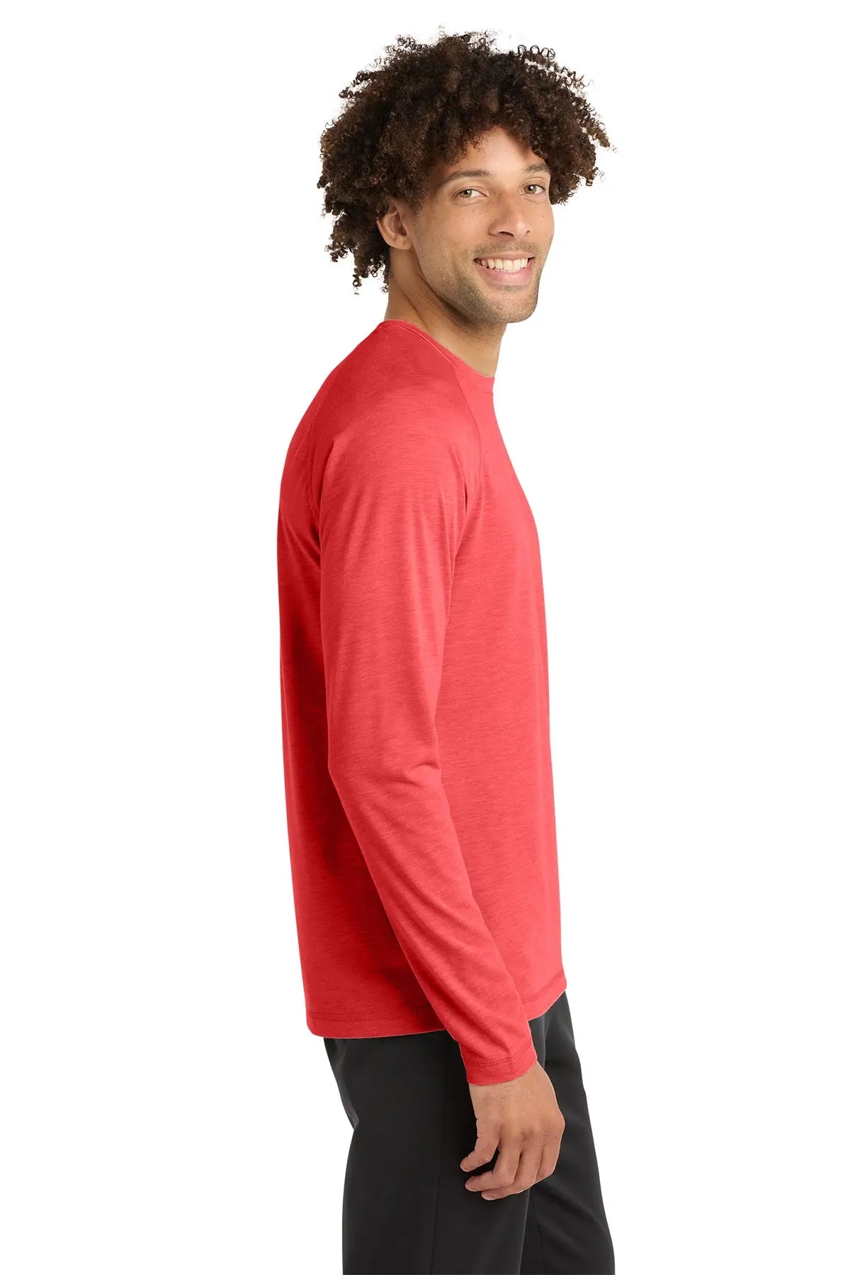 Sport-Tek® PosiCharge® Long Sleeve Tri-Blend Wicking Raglan Tee #ST400LS