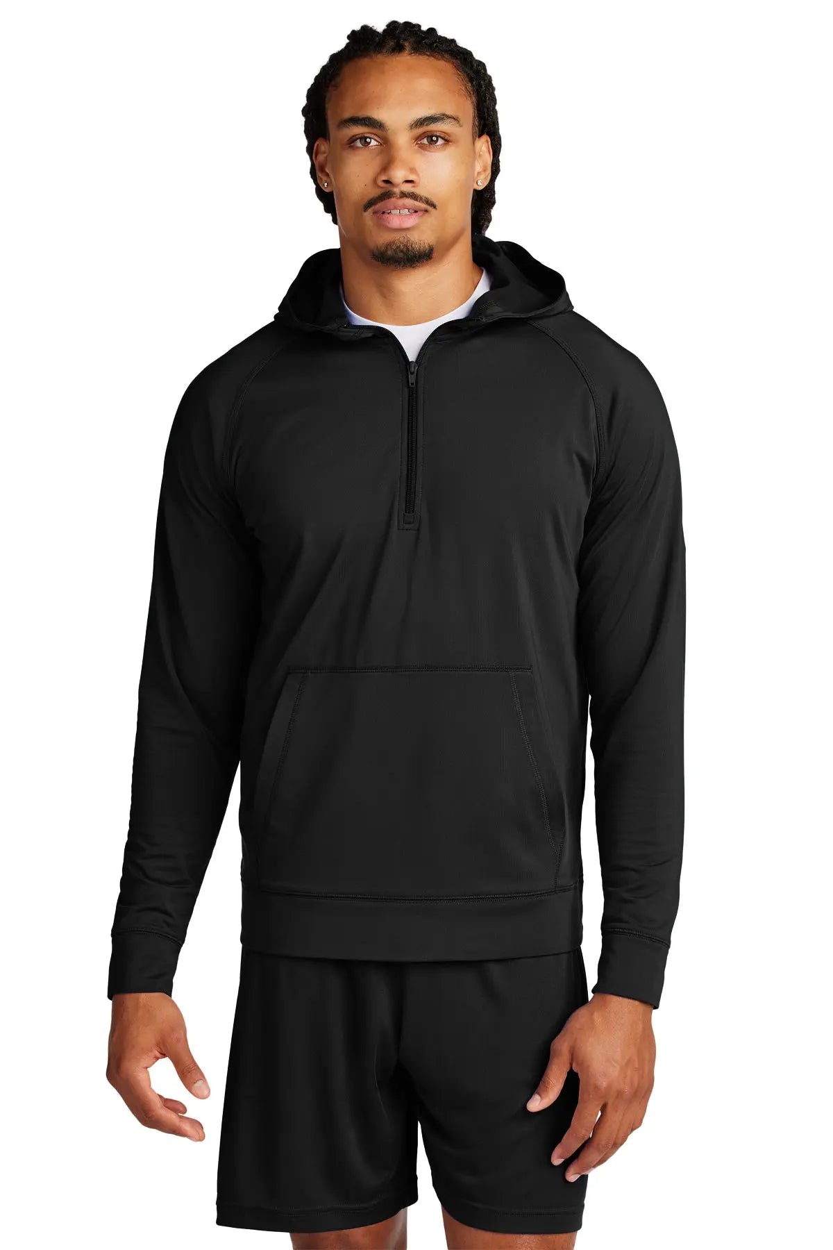 Sport-Tek® Sport-Wick® Stretch 1/2-Zip Hoodie #ST856 Game Over Merch