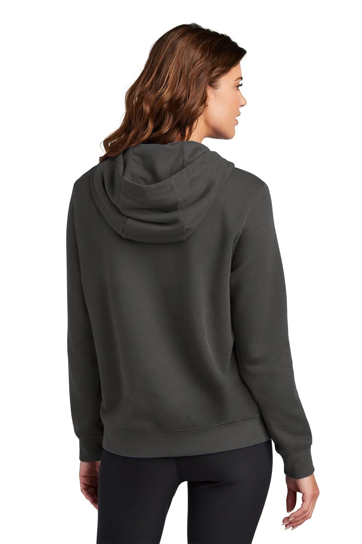 Nike Women's Club Fleece Sleeve Swoosh Pullover Hoodie #NKFD9889