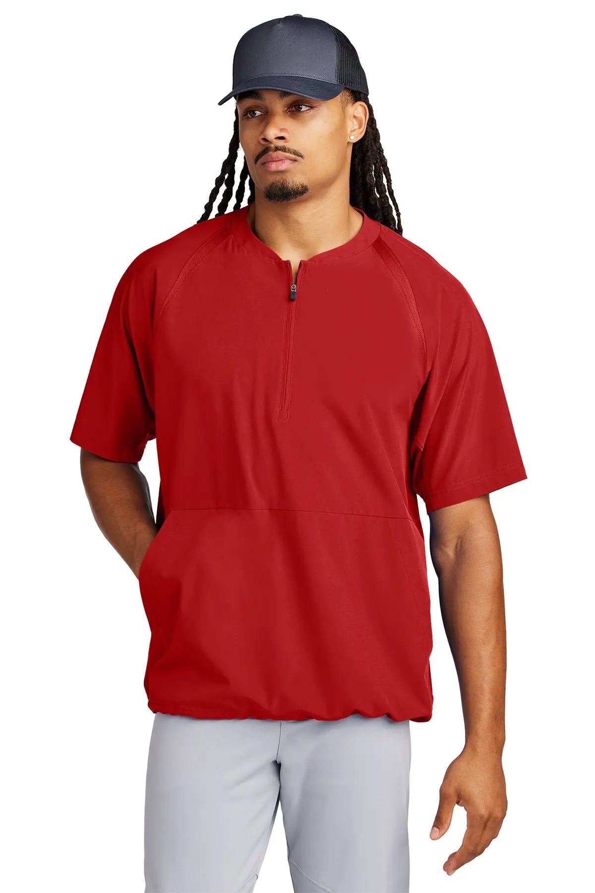 Sport-Tek® Repeat 1/2-Zip Short Sleeve Jacket #JST489 Game Over Merch