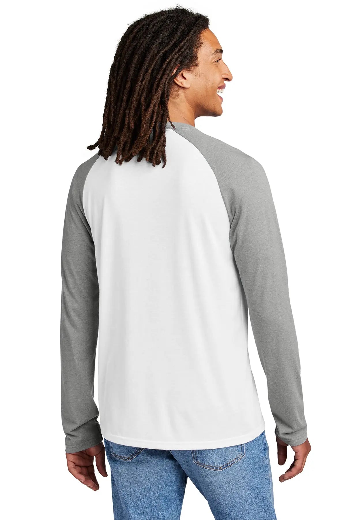 Allmade® Unisex Tri-Blend Long Sleeve Colorblock Raglan #AL6009