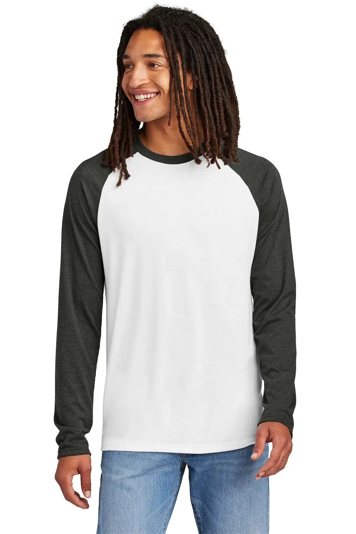 Allmade® Unisex Tri-Blend Long Sleeve Colorblock Raglan #AL6009 Game Over Merch