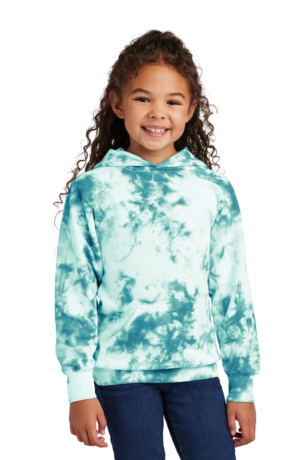 Port & Co™ Youth Crystal Tie-Dye Pullover Hoodie #PC144Y