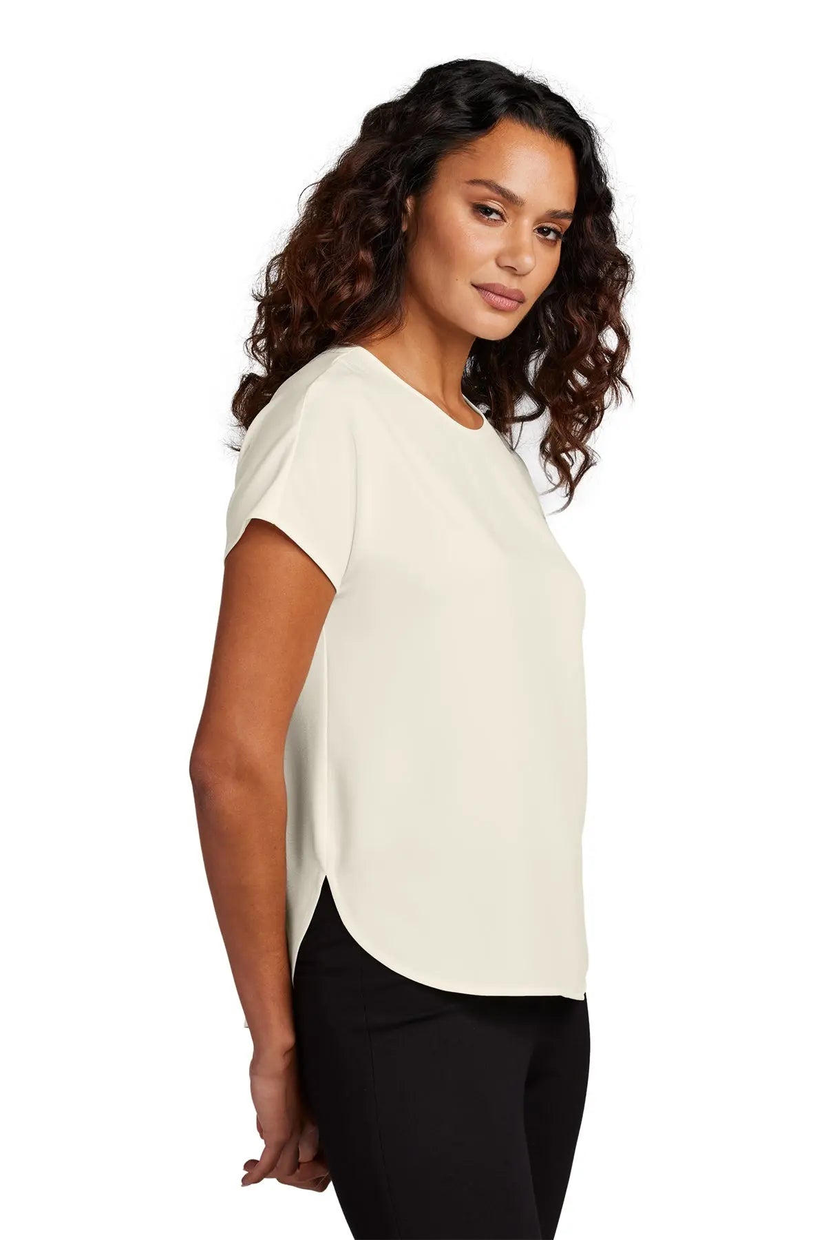 Mercer+Mettle® Women's Stretch Crepe Crew #MM2015