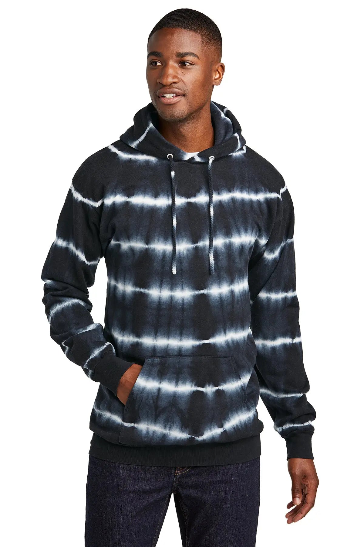 Port & Co™ Allover Stripe Tie-Dye Fleece #PC143