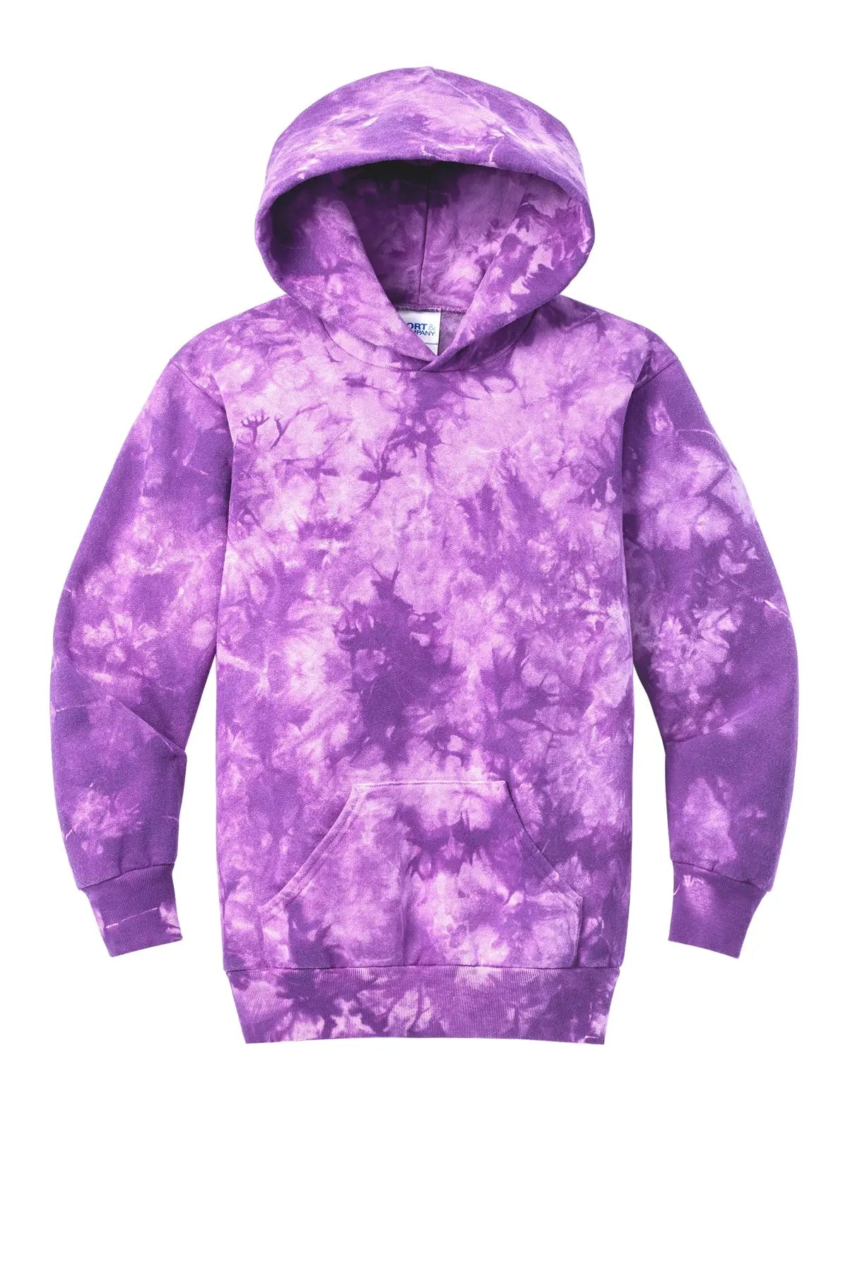 Port & Co™ Youth Crystal Tie-Dye Pullover Hoodie #PC144Y