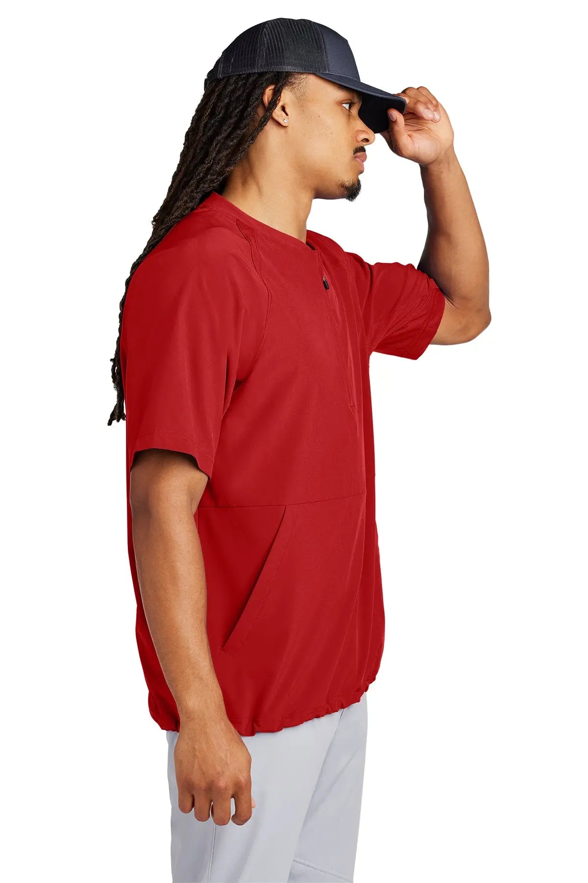 Sport-Tek® Repeat 1/2-Zip Short Sleeve Jacket #JST489 Game Over Merch