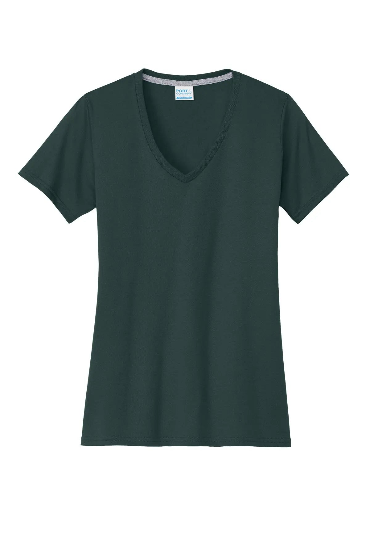 Port & Co™ Women's Performance Blend V-Neck Tee #LPC381V