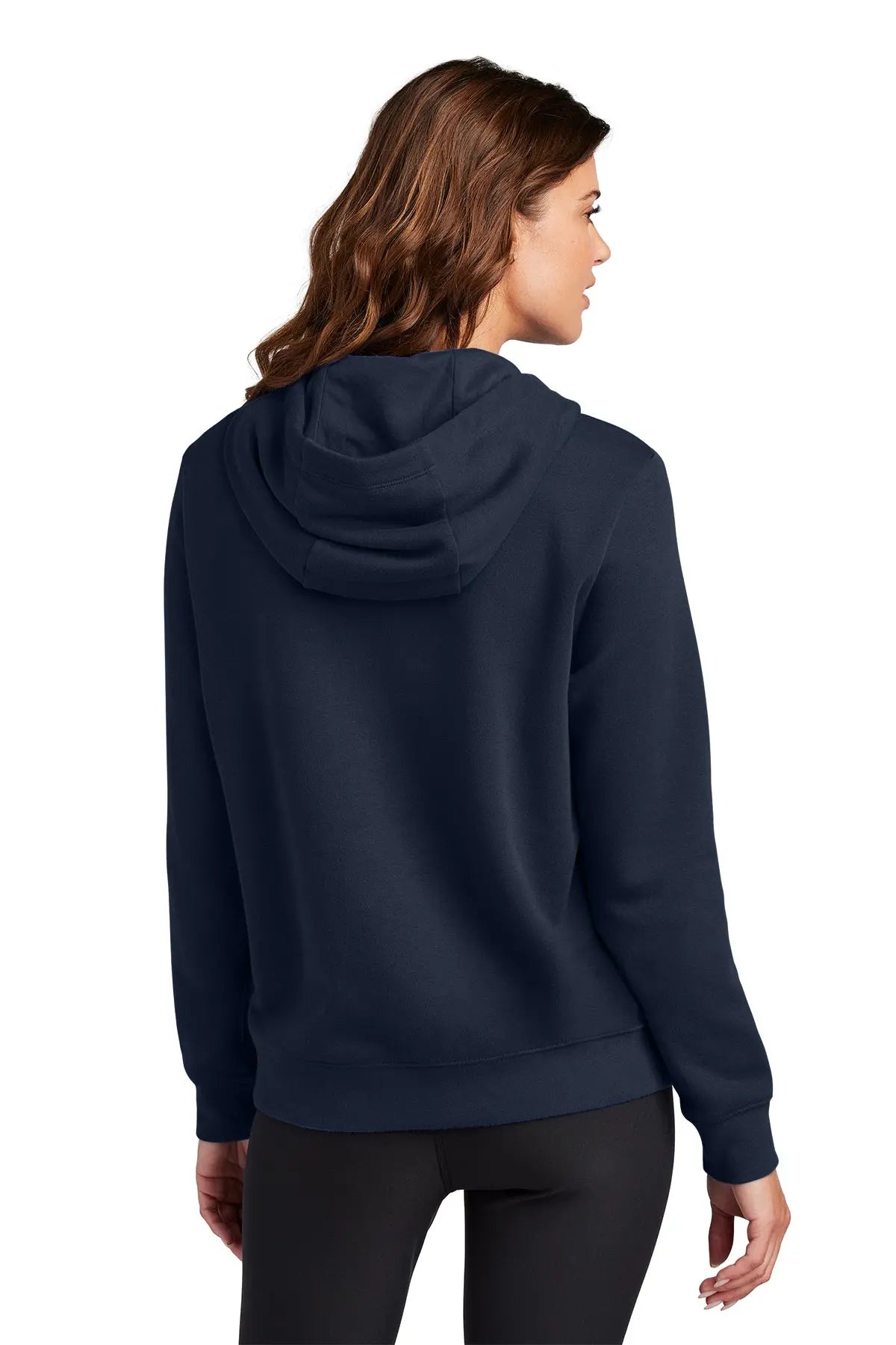 Nike Women's Club Fleece Sleeve Swoosh Pullover Hoodie #NKFD9889