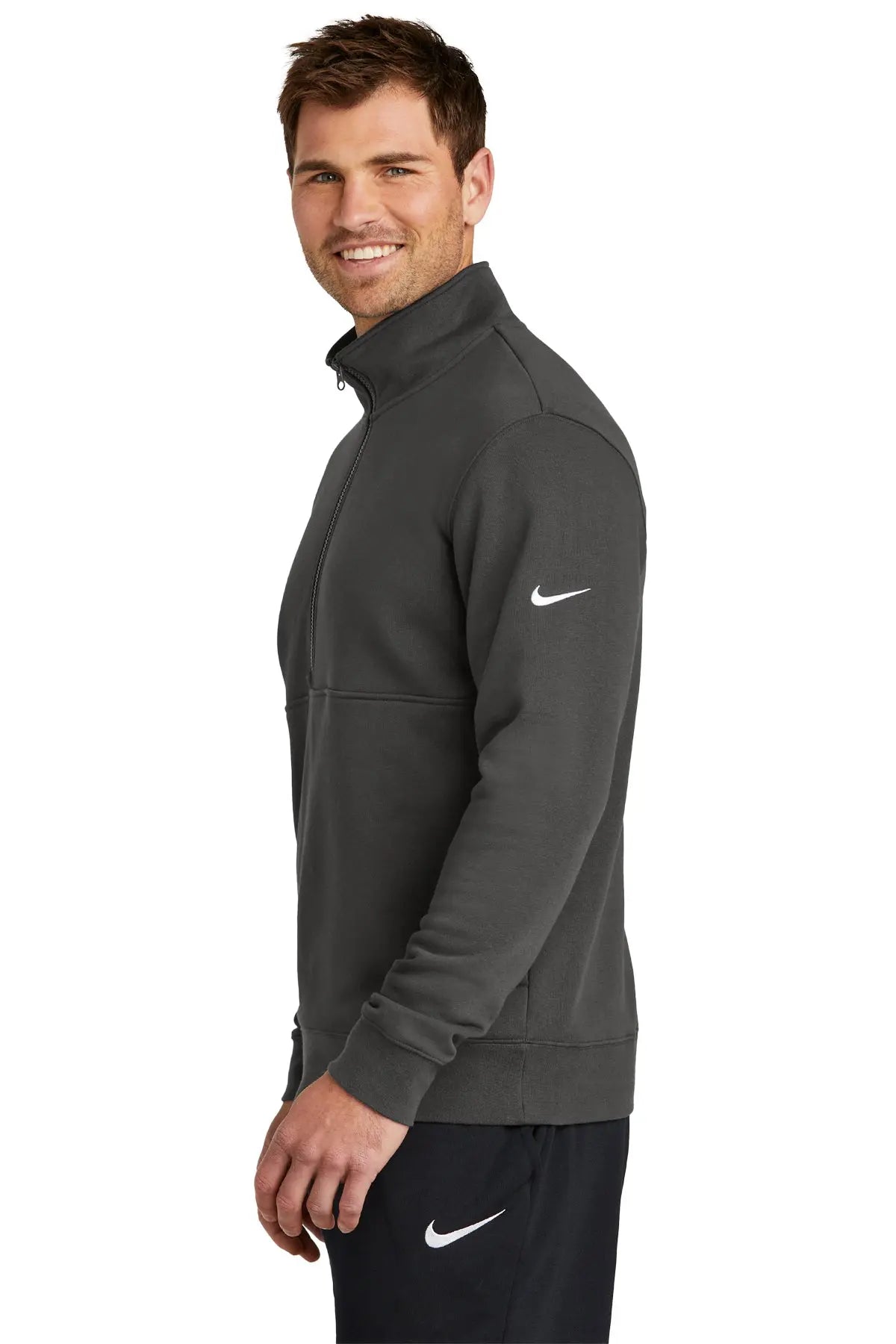 Nike Club Fleece Sleeve Swoosh 1/2-Zip #NKDX6718 Game Over Merch