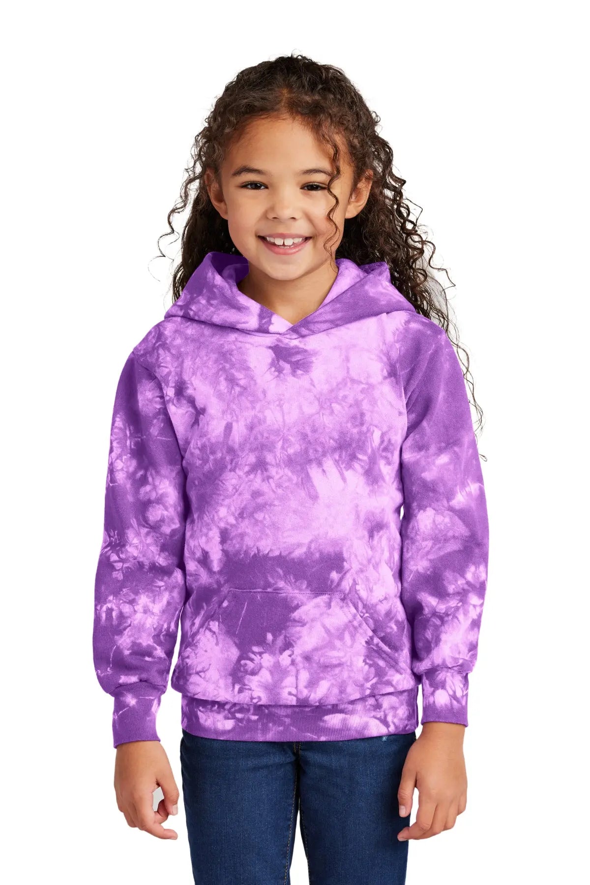 Port & Co™ Youth Crystal Tie-Dye Pullover Hoodie #PC144Y